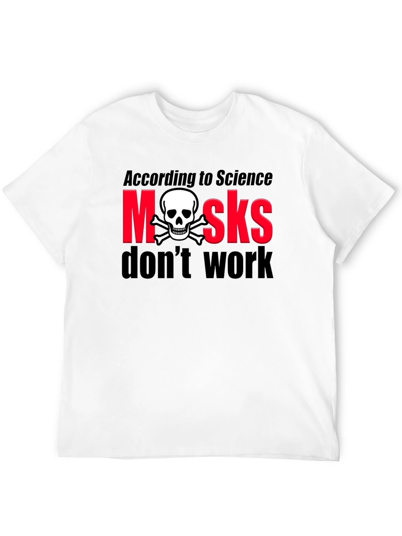 Anti-Mask Skull T-Shirt