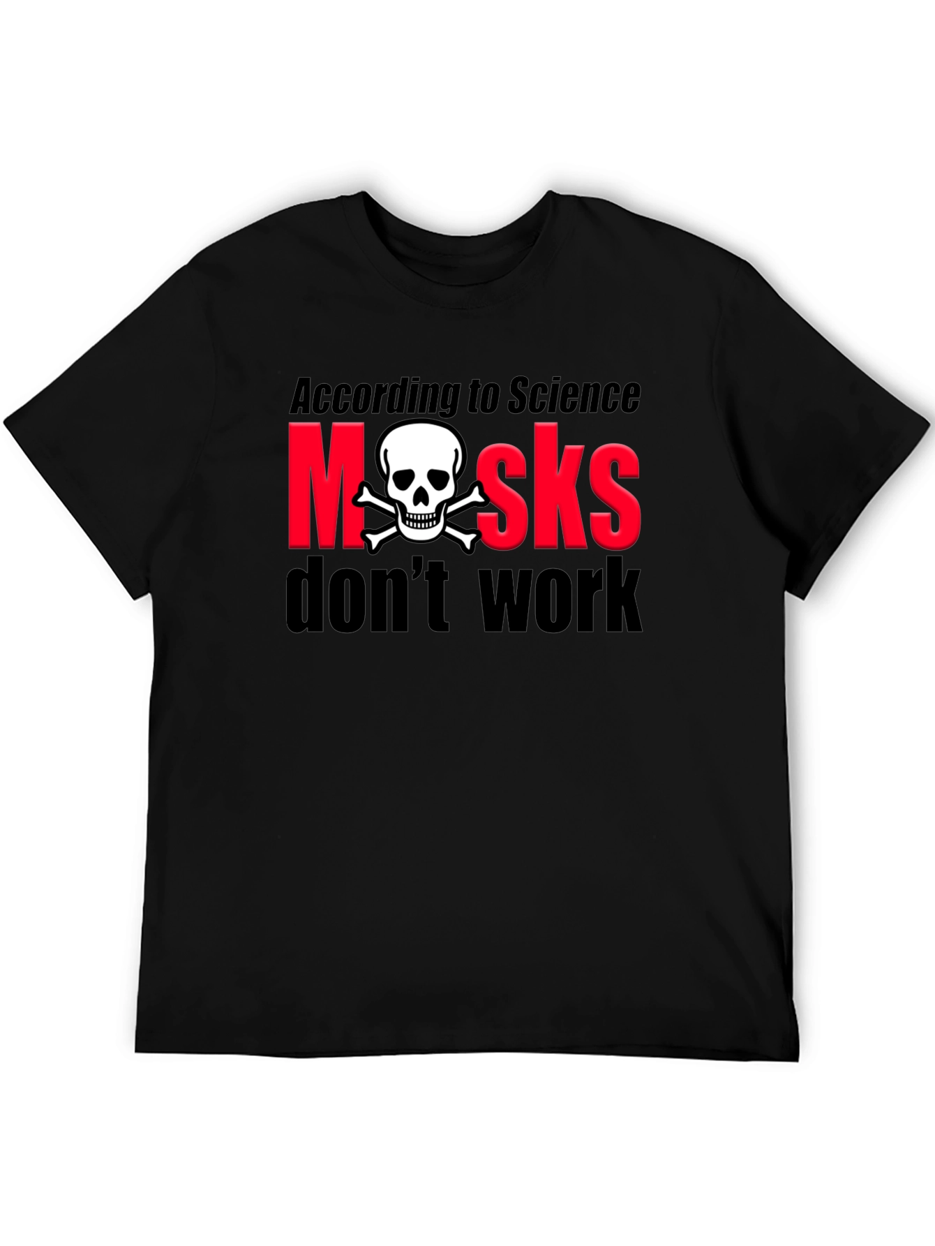 Anti-Mask Skull T-Shirt