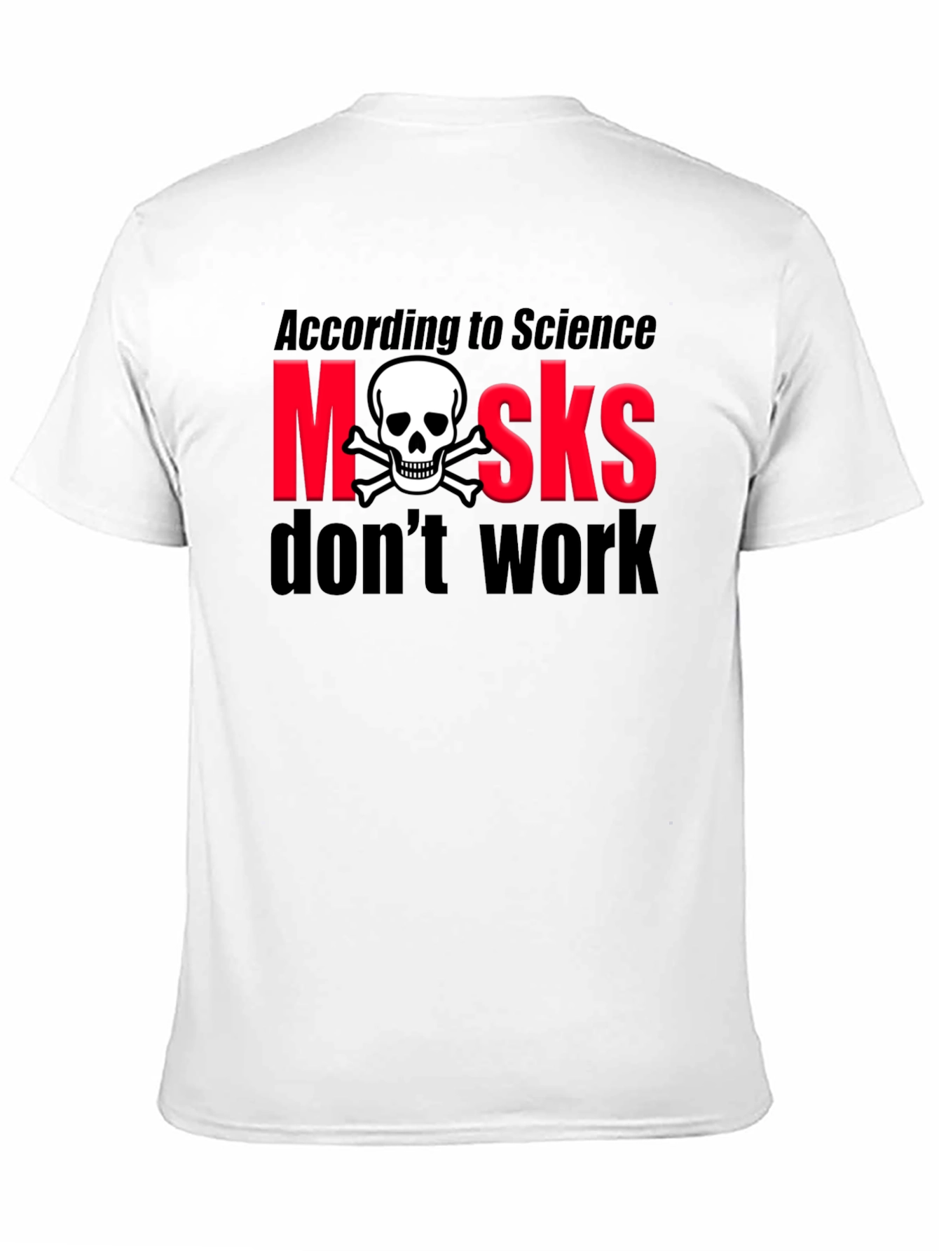 Anti-Mask Skull T-Shirt