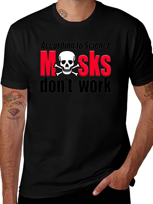Anti-Mask Skull T-Shirt