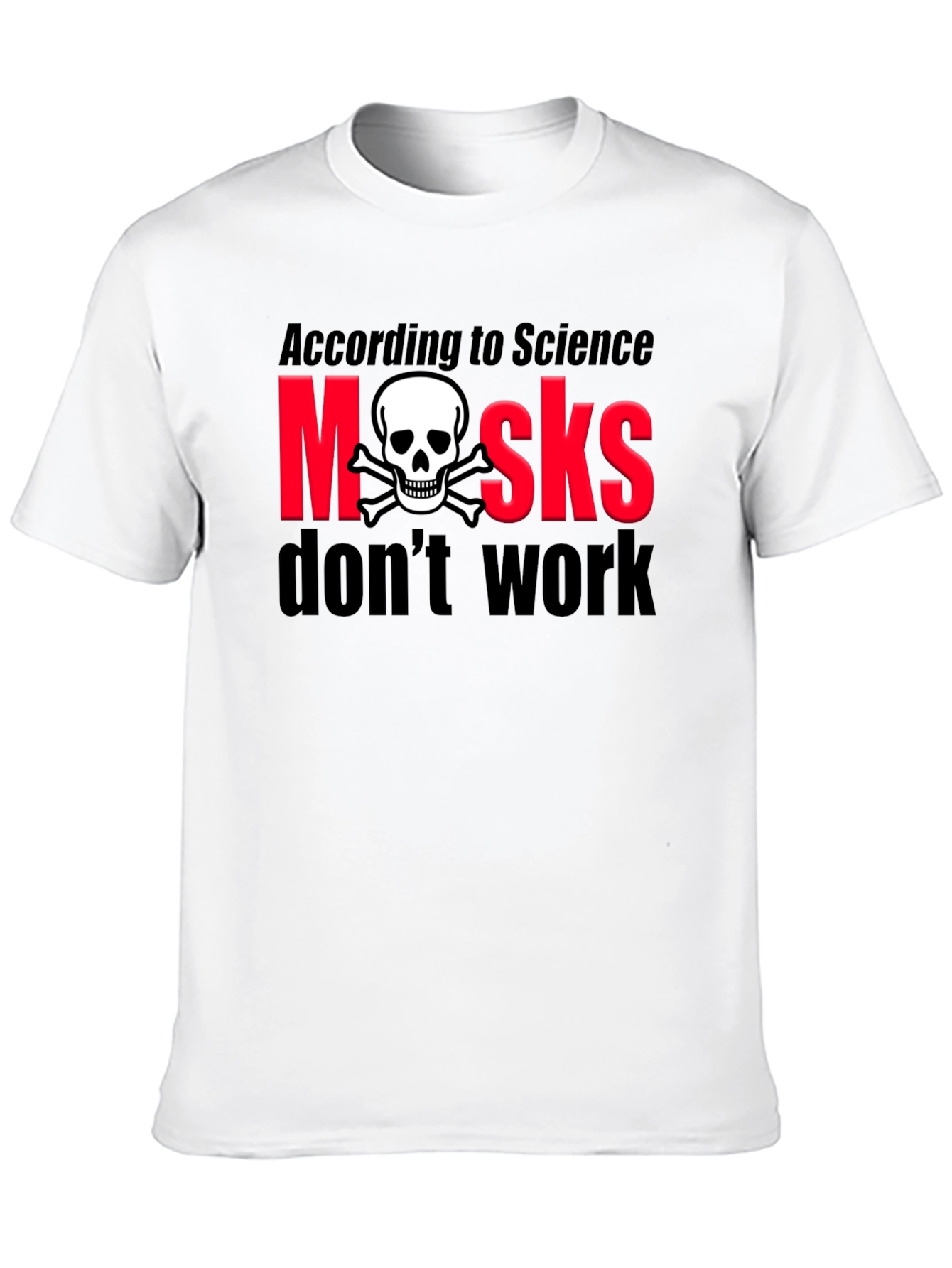 Anti-Mask Skull T-Shirt