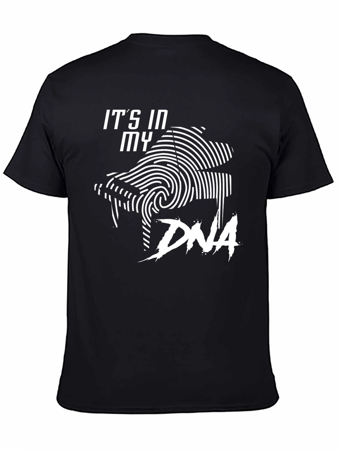 Piano DNA Black T-Shirt Musician Gift