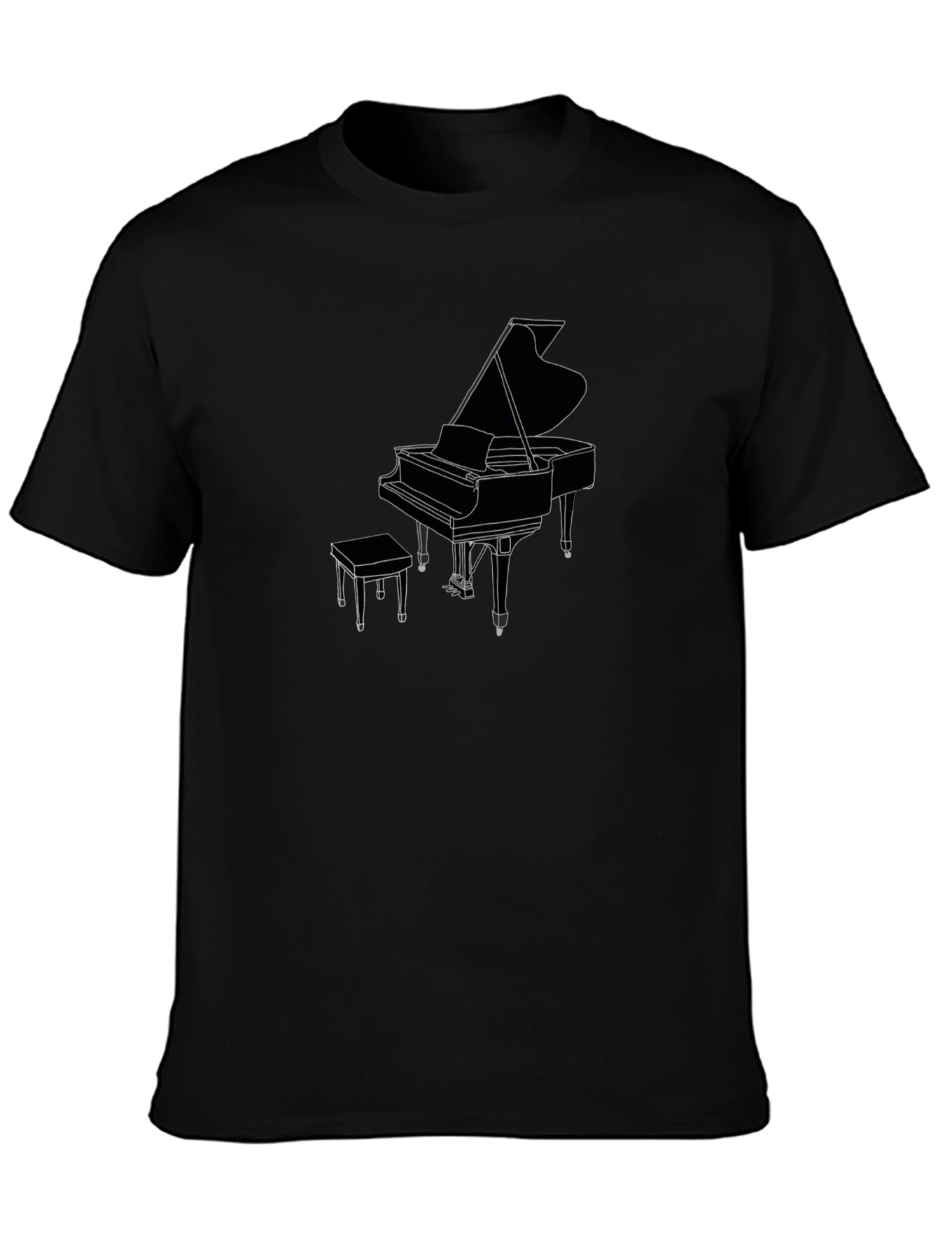 Grand Piano T-Shirt - Music Lover Tee