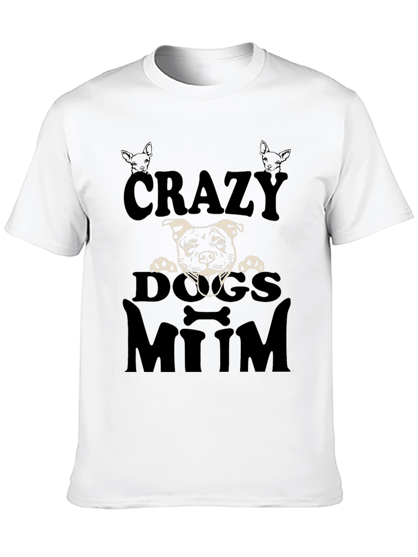 Crazy Dogs Mum T-Shirt