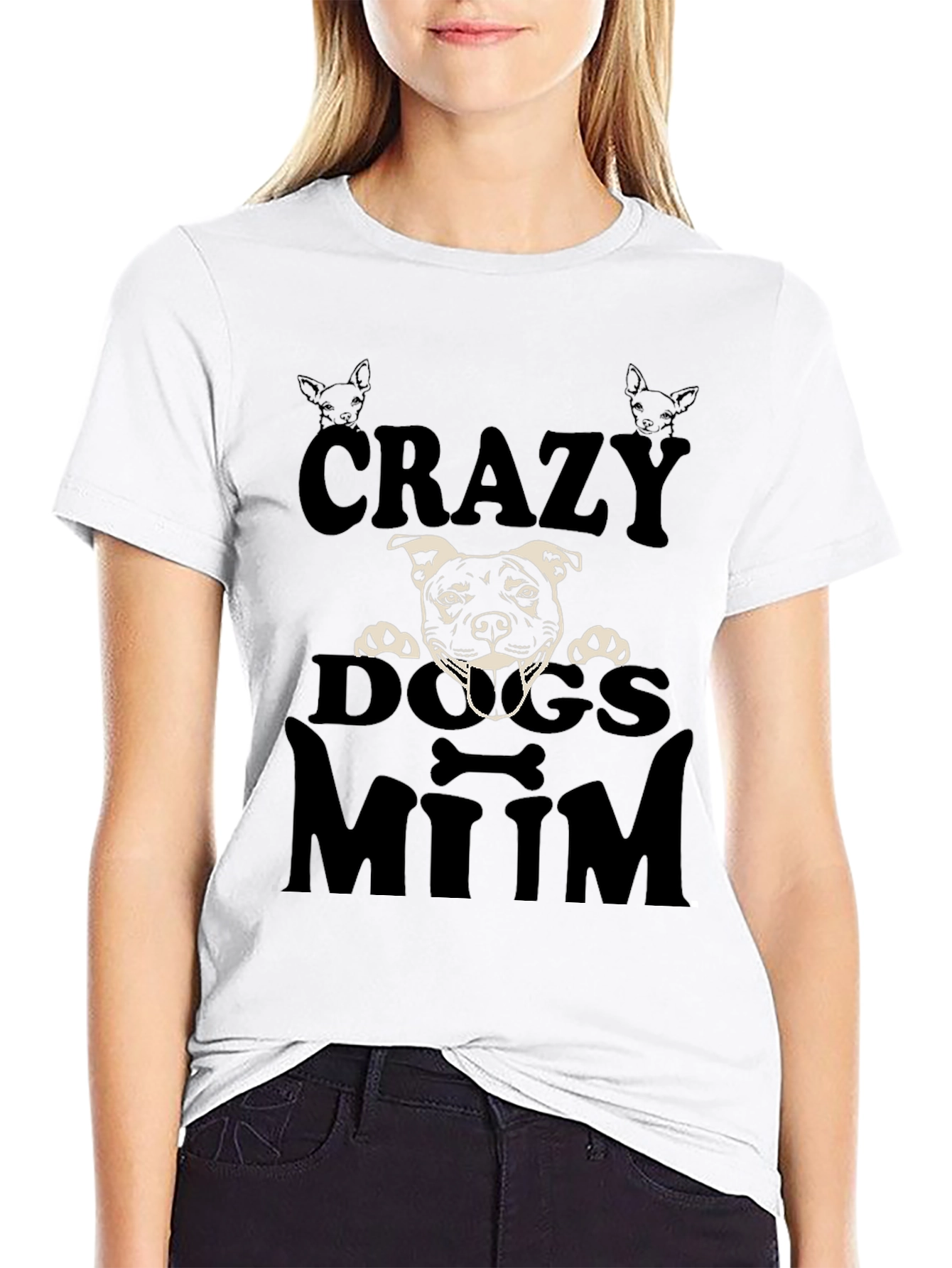 Crazy Dogs Mum T-Shirt