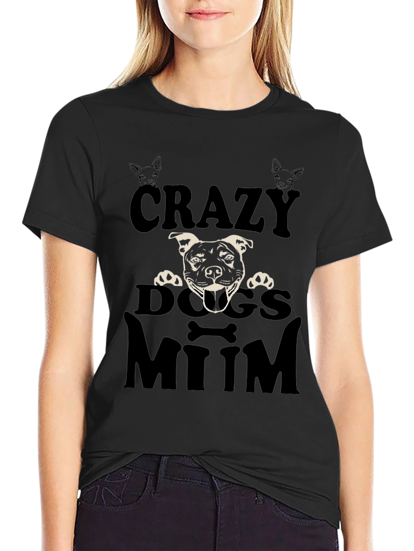 Crazy Dogs Mum T-Shirt