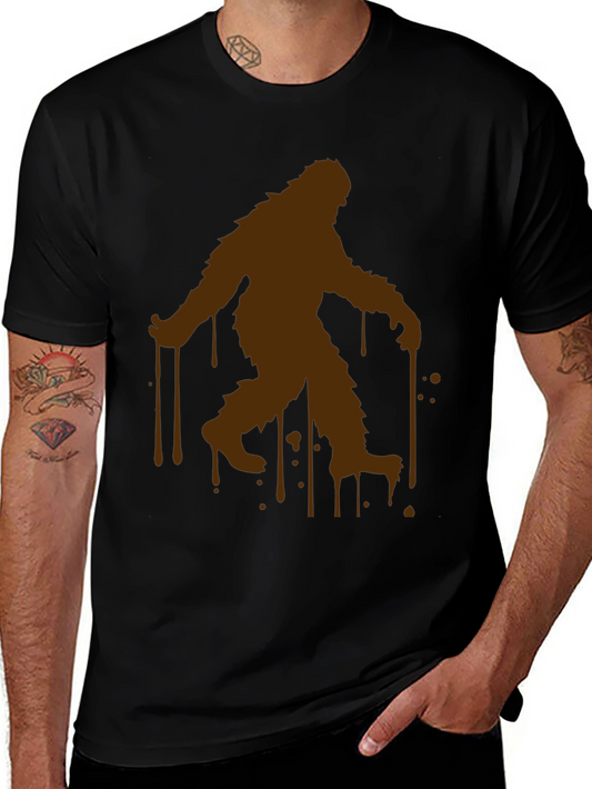 Bigfoot Silhouette T-Shirt - Novelty Graphic Tee