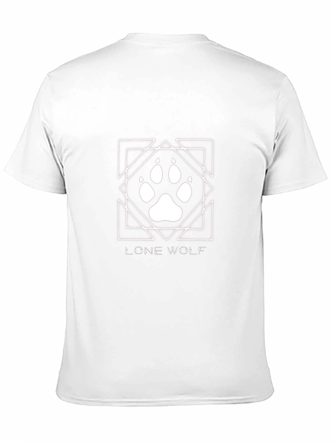 Lone Wolf Graphic Tee - Black Cotton T-Shirt