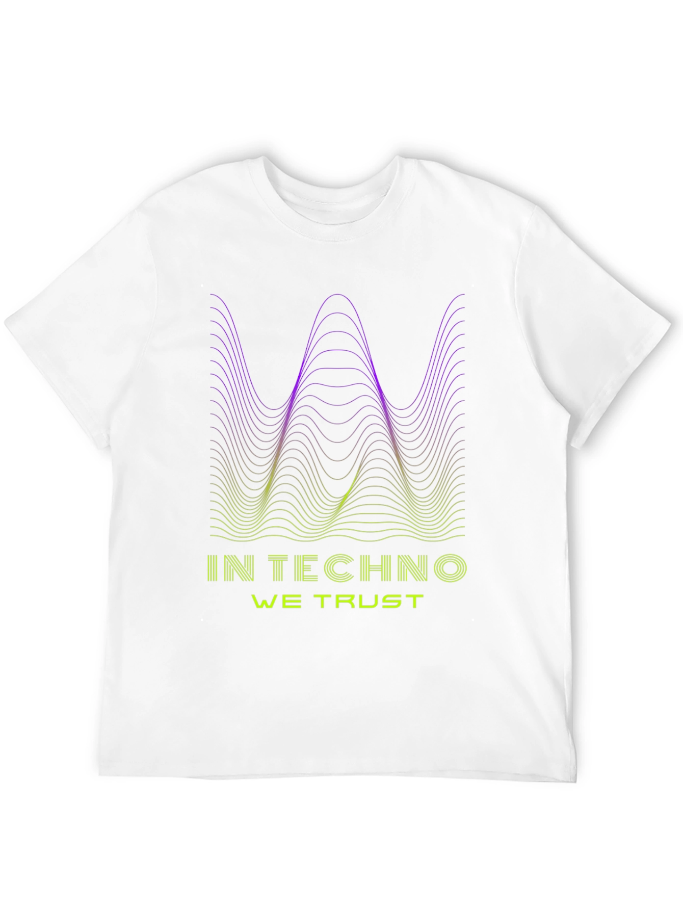 In Techno We Trust Graphic T-Shirt