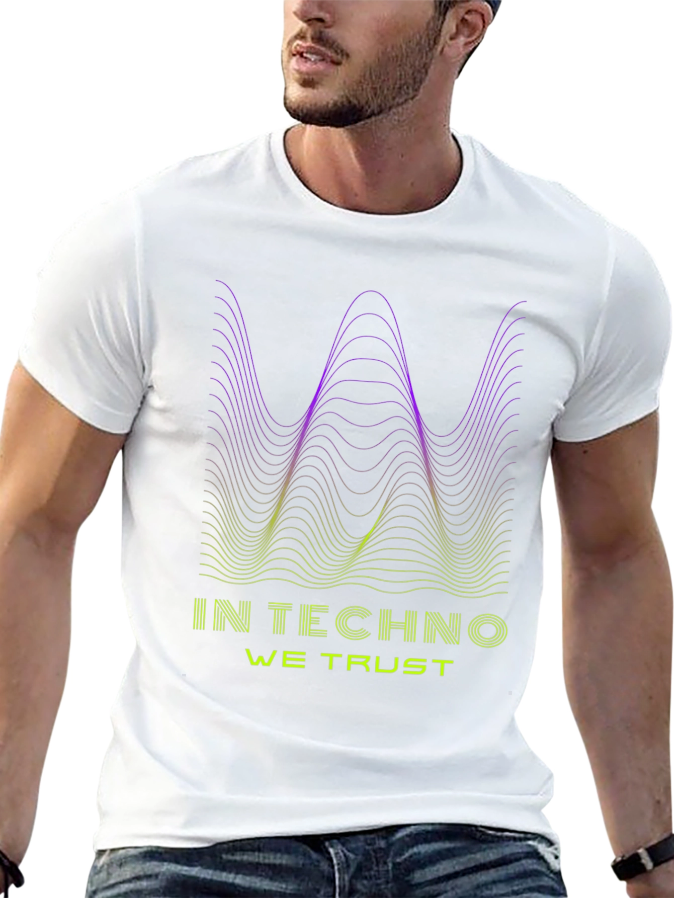In Techno We Trust Graphic T-Shirt