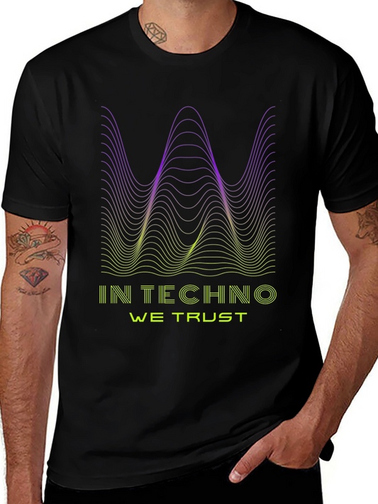 In Techno We Trust Graphic T-Shirt