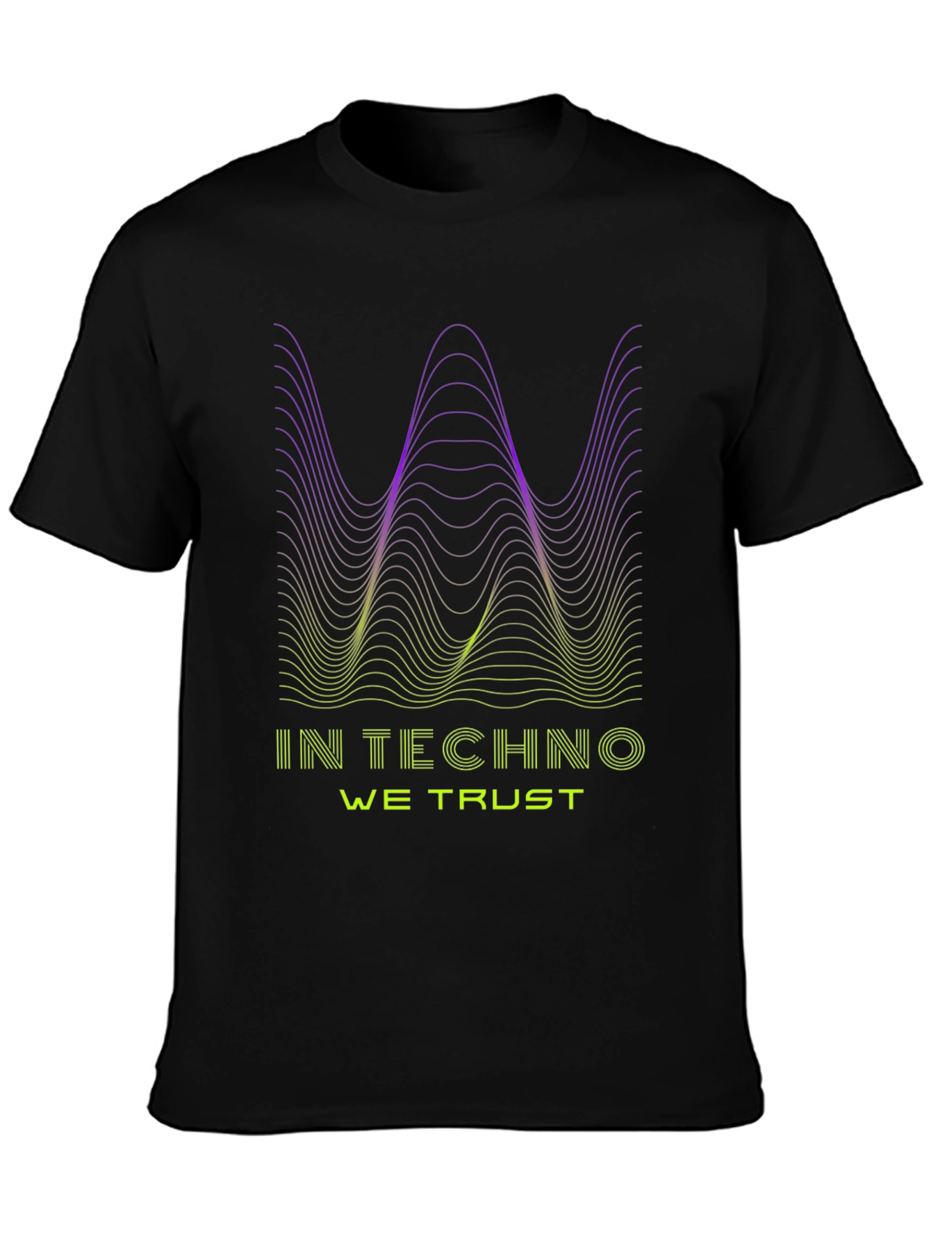 In Techno We Trust Graphic T-Shirt