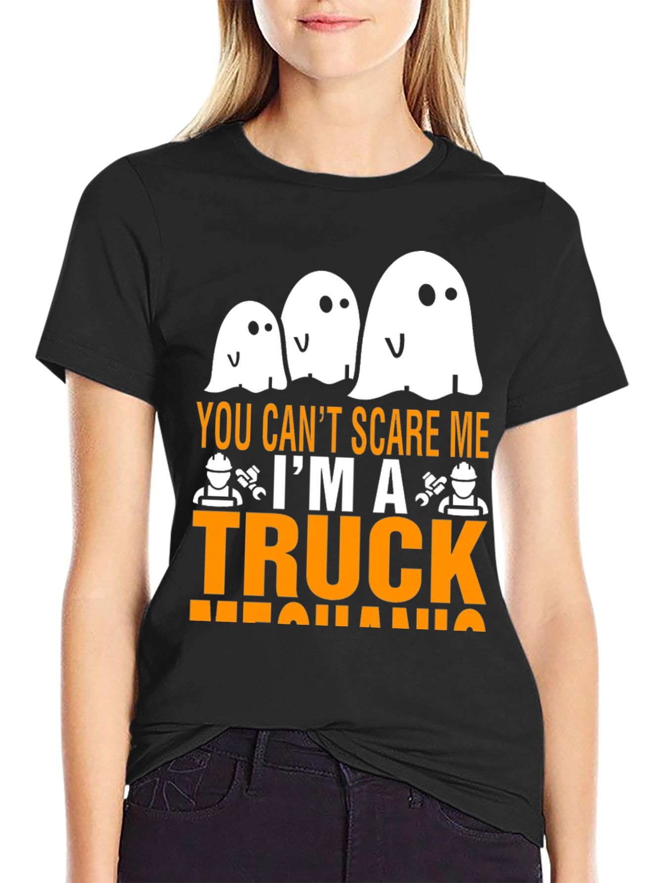 Truck Mechanic Halloween T-Shirt