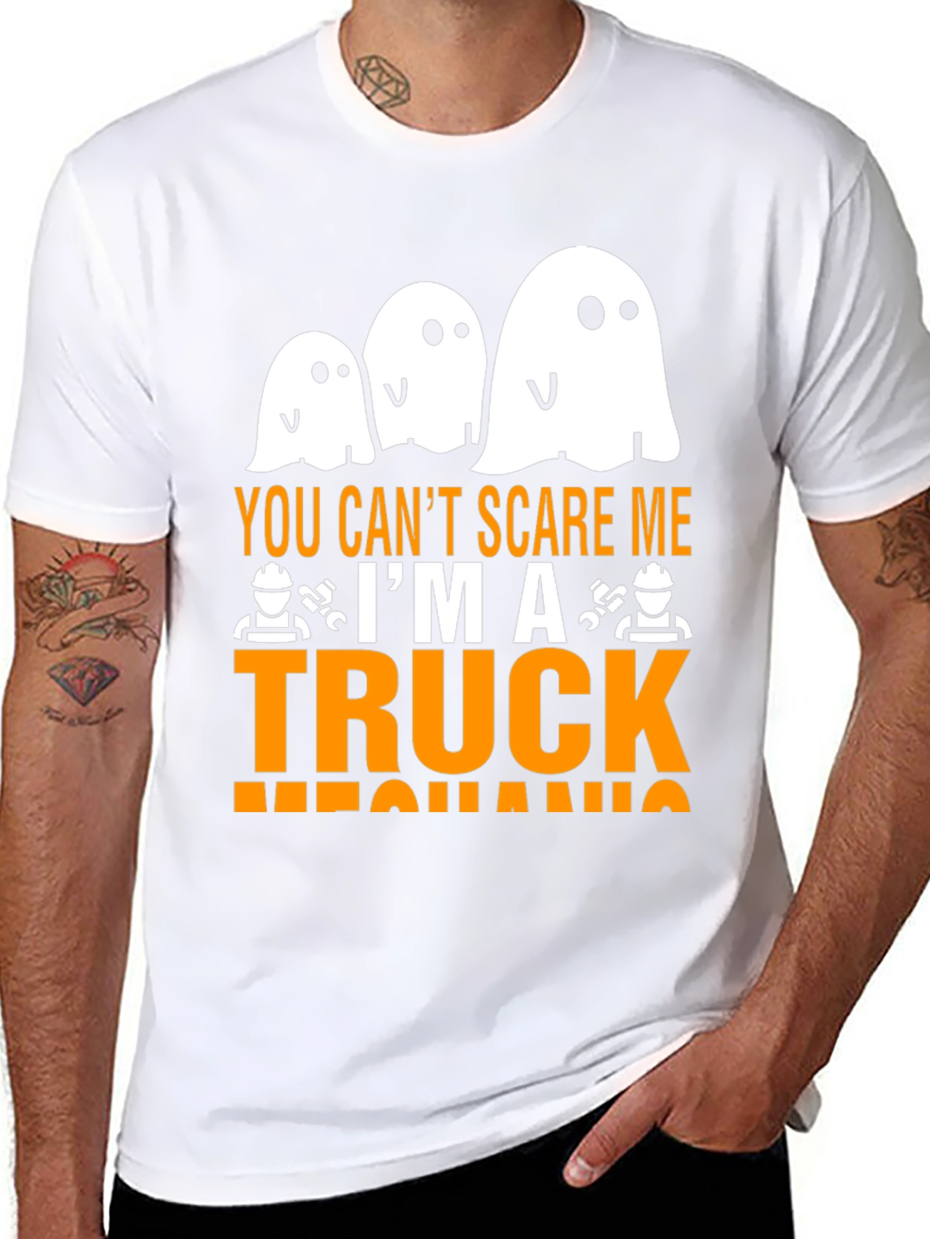 Truck Mechanic Halloween T-Shirt