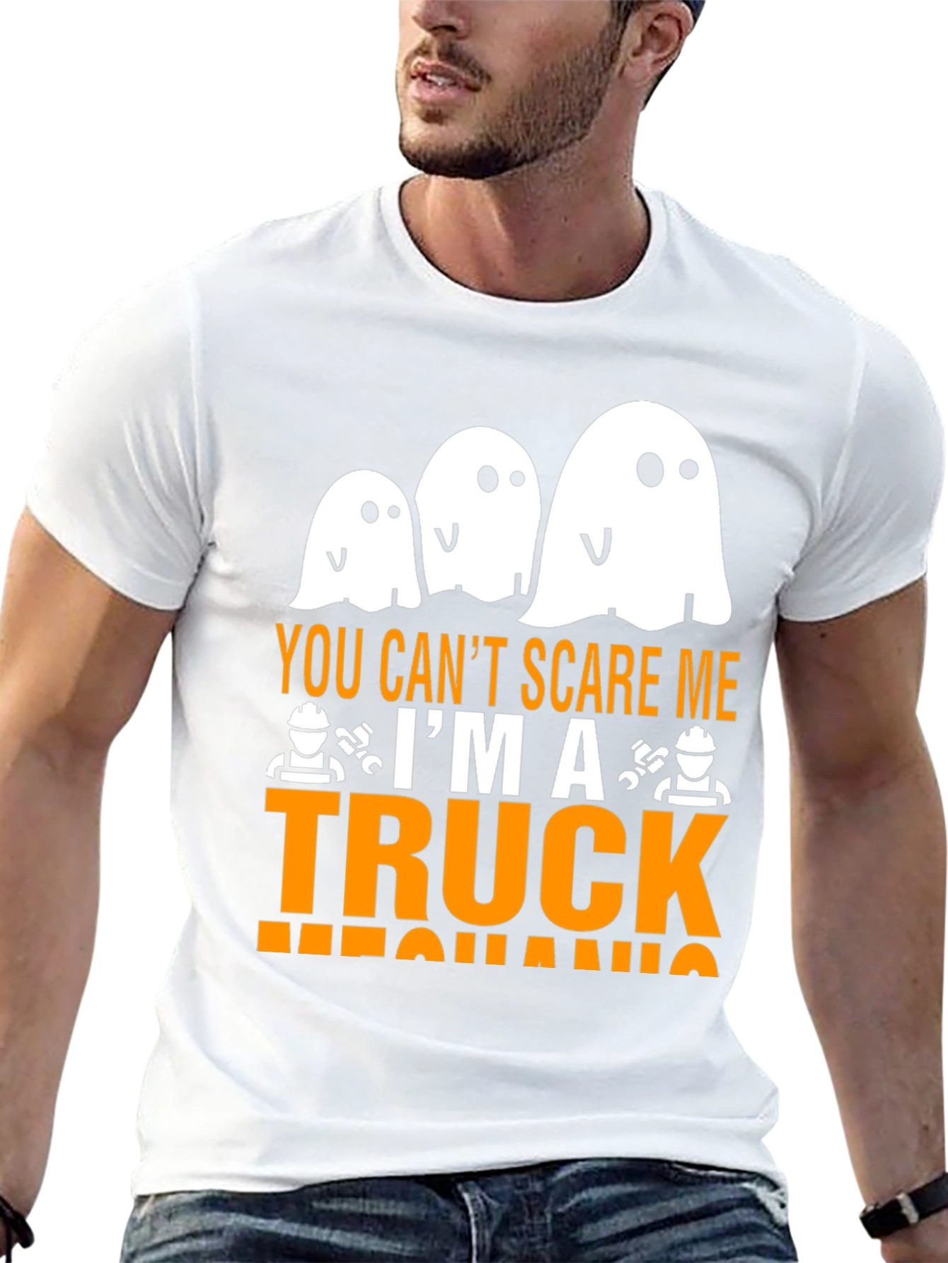 Truck Mechanic Halloween T-Shirt