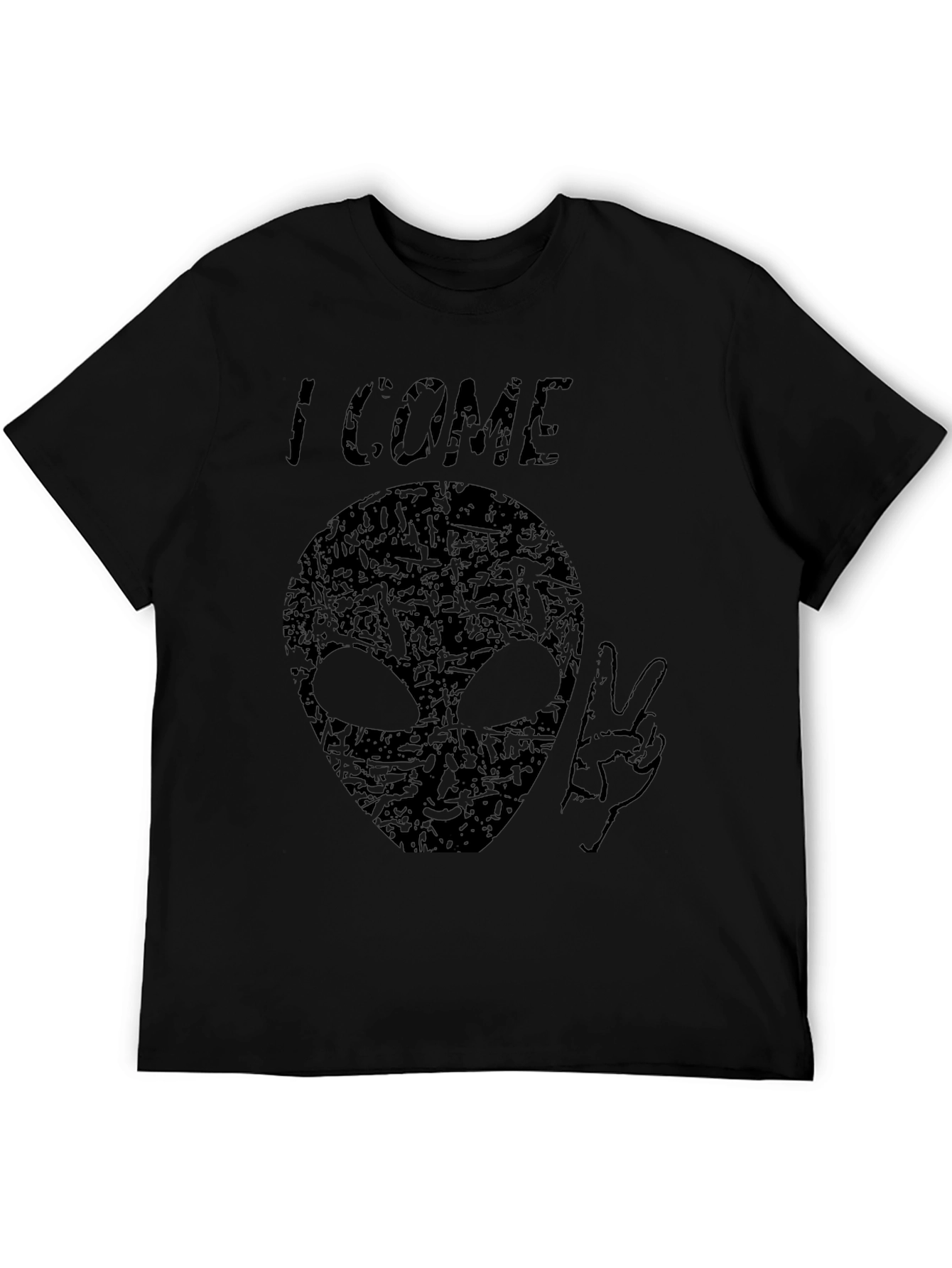I Come In Peace Alien Graphic T-Shirt