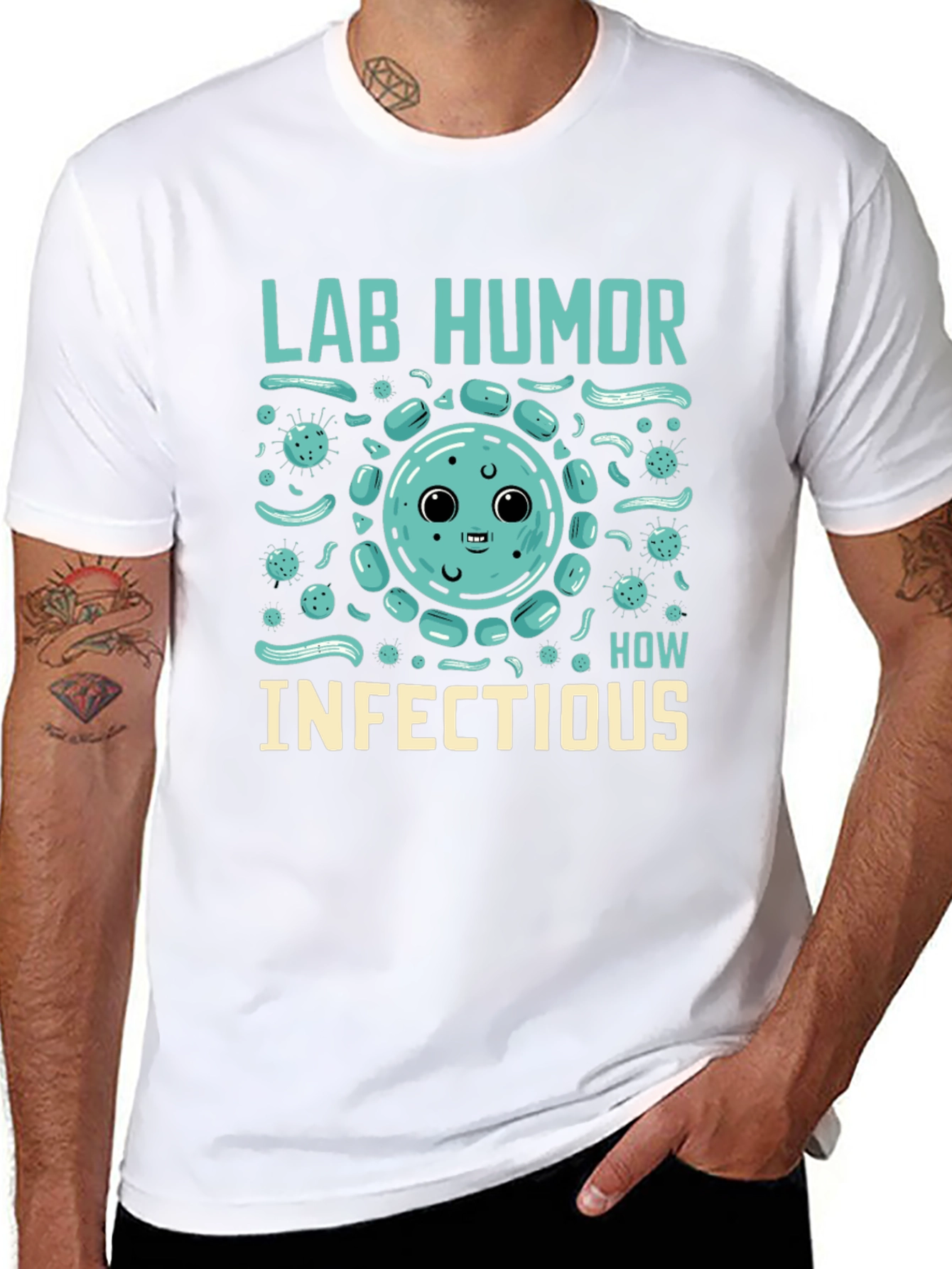 Lab Humor Infectious Funny Science T-Shirt