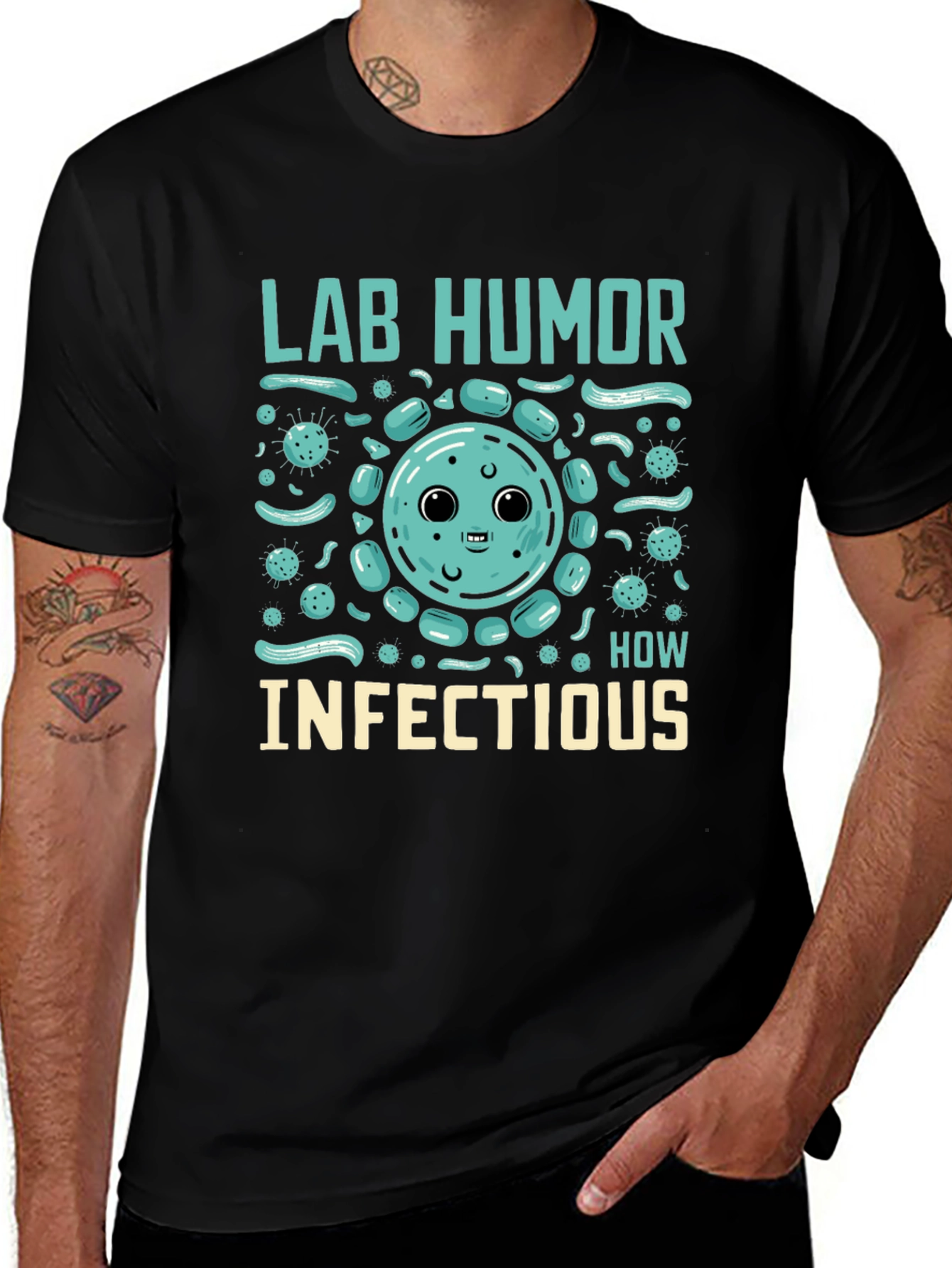 Lab Humor Infectious Funny Science T-Shirt