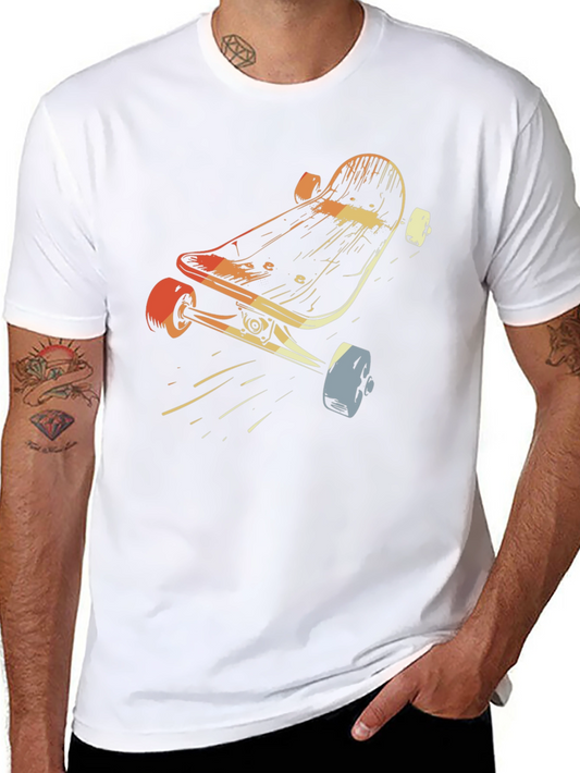 Retro Skateboard Graphic T-Shirt - Cool Skateboarding Design