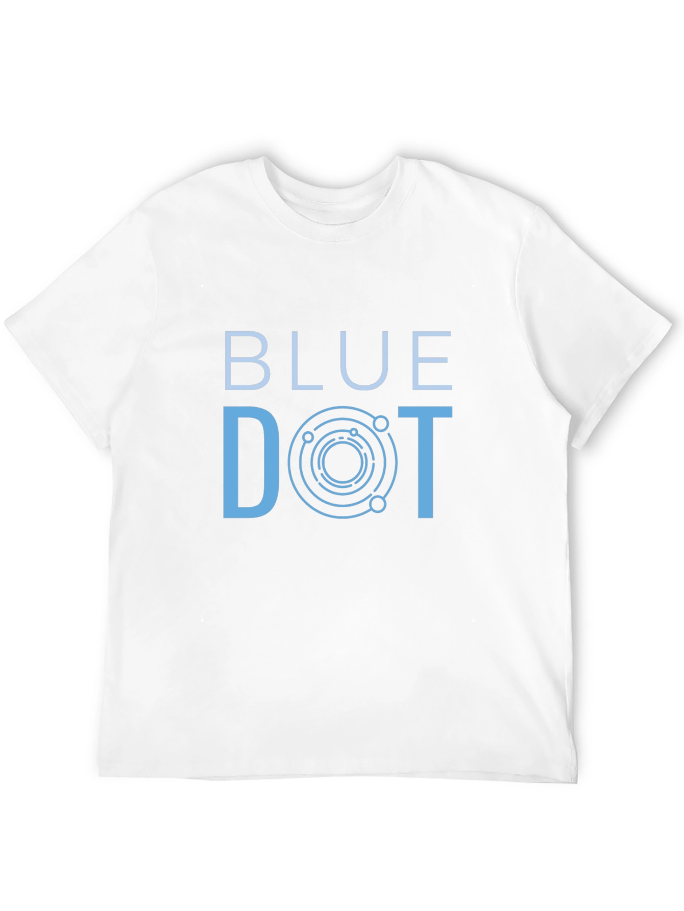 Blue Dot Graphic Tee - Stylish Comfort Fit