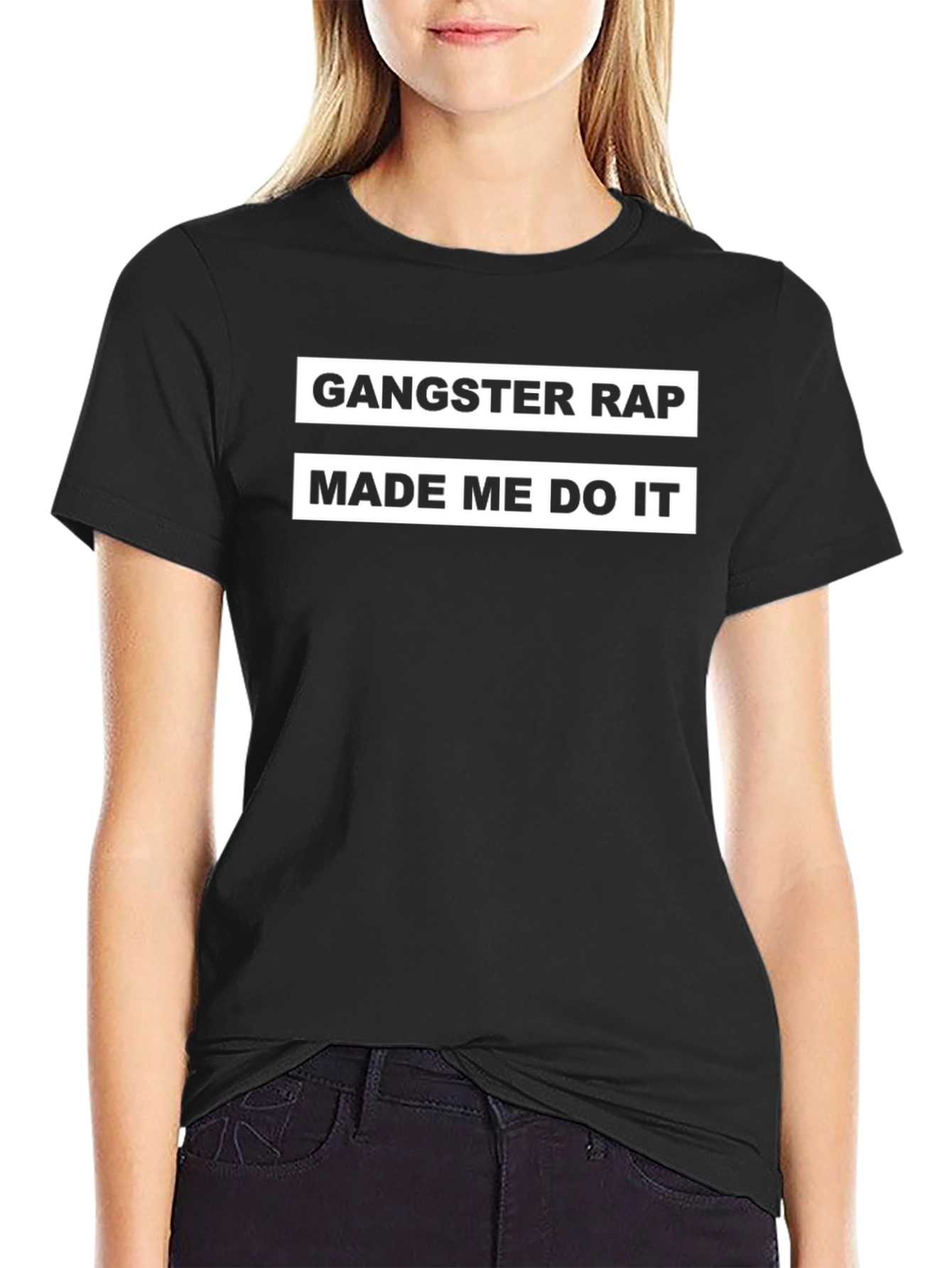 Gangster Rap Made Me Do It T-Shirt