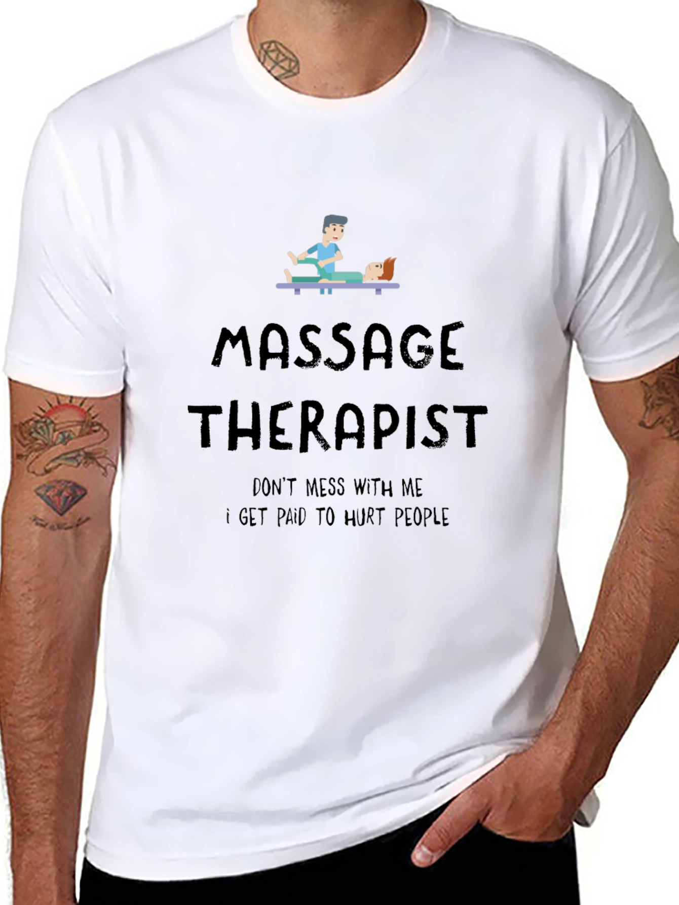 Massage Therapist T-Shirt - Funny & Relaxing!