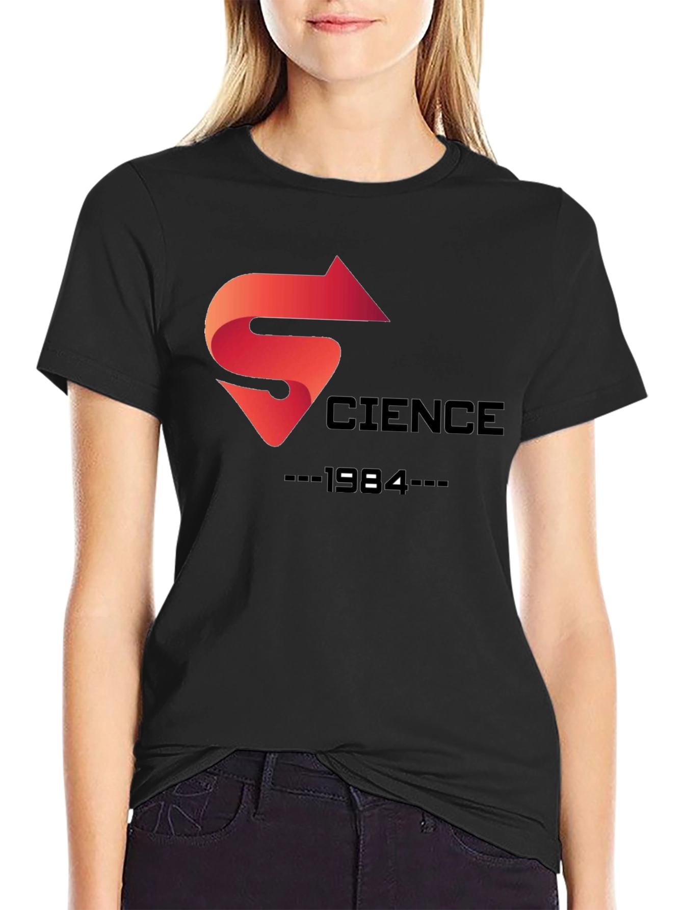 Science 1984 Black T-Shirt