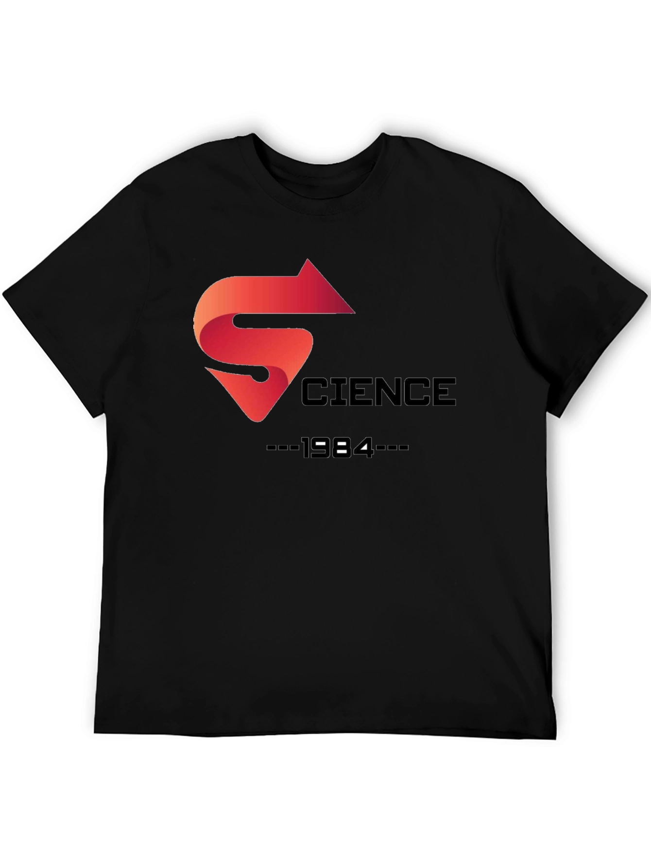 Science 1984 Black T-Shirt