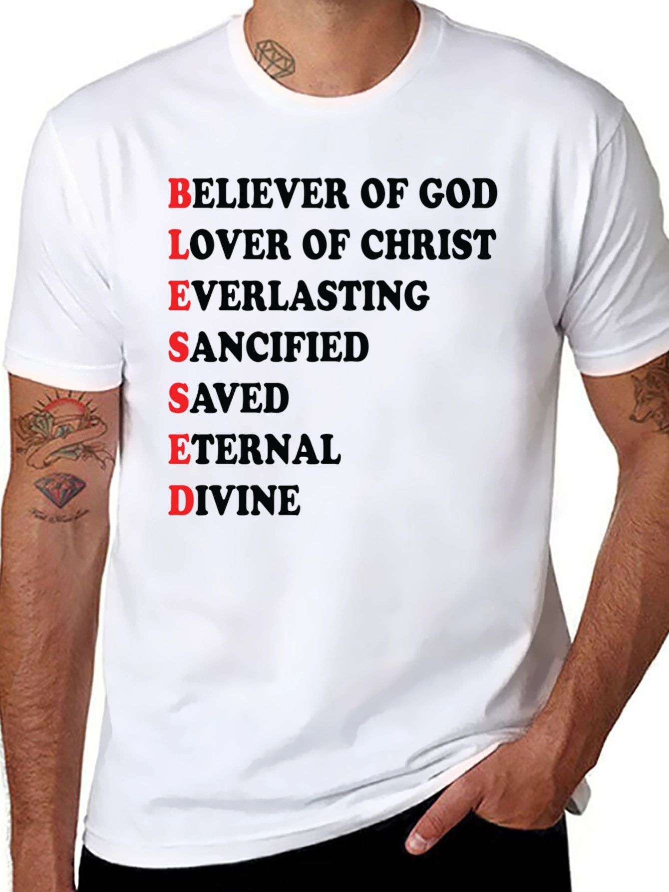 Blessed Christian Graphic T-Shirt