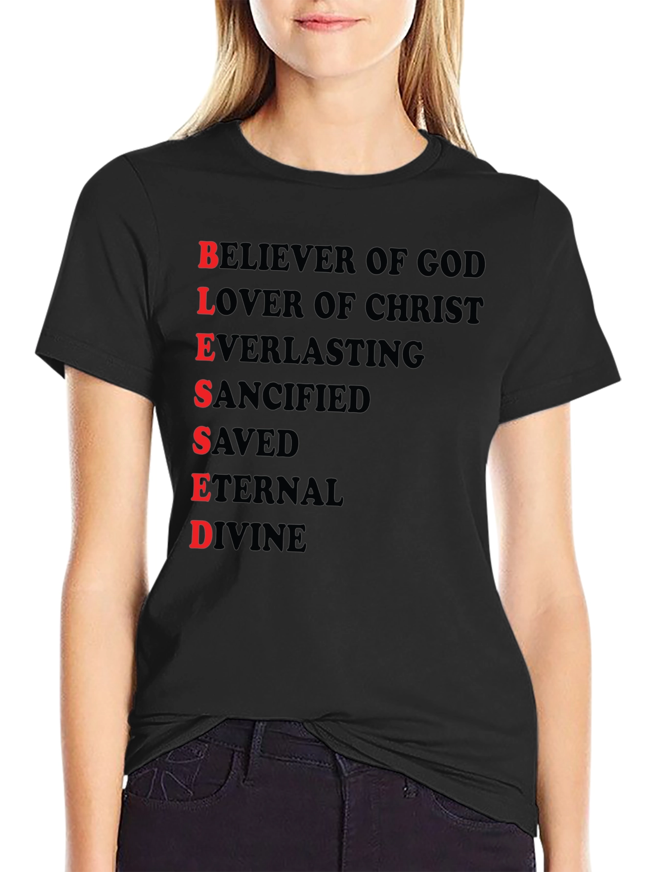 Blessed Christian Graphic T-Shirt