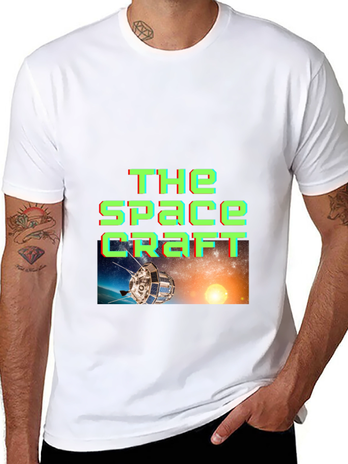 The Spacecraft T-Shirt - Unique Galaxy Design