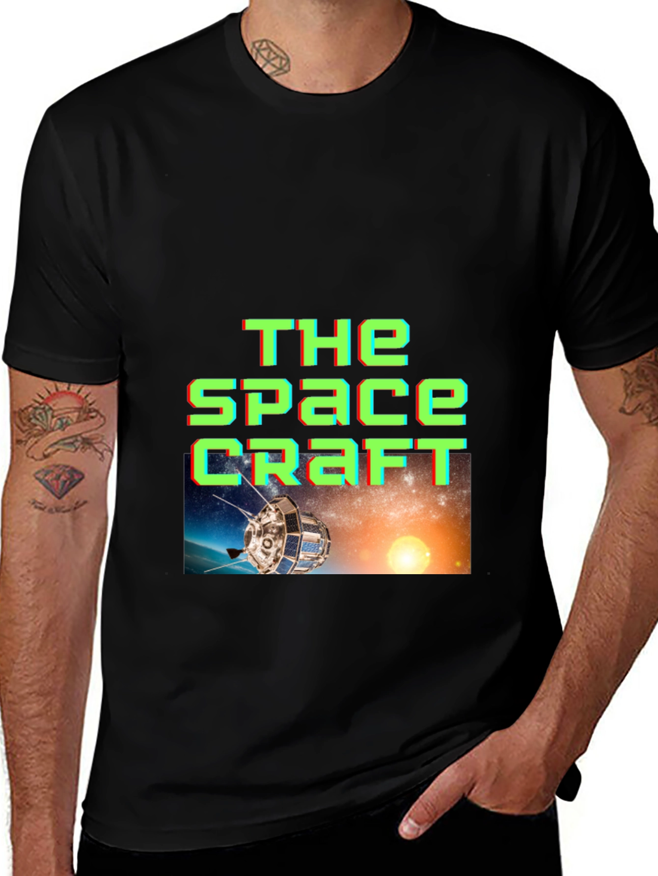 The Spacecraft T-Shirt - Unique Galaxy Design