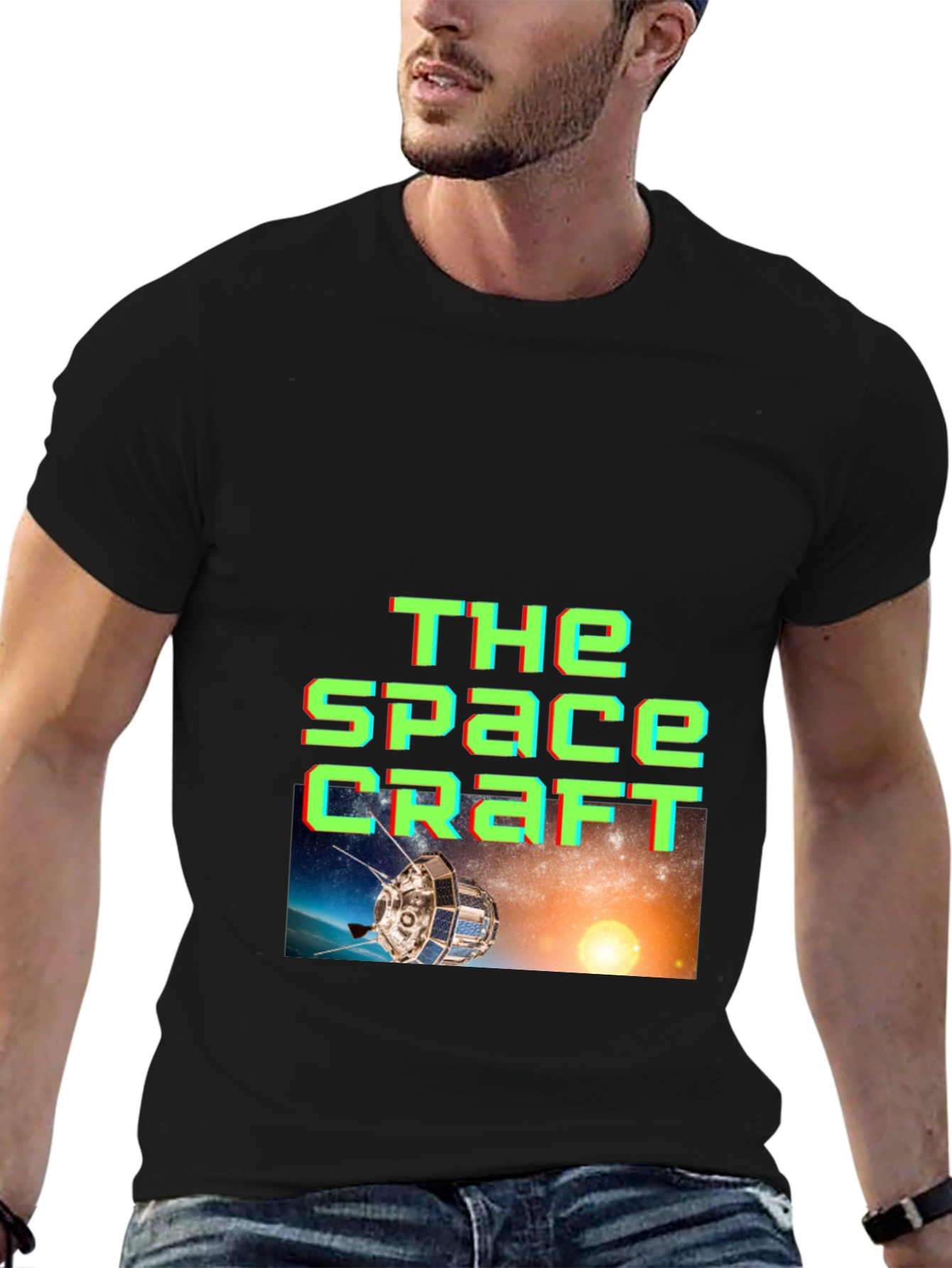 The Spacecraft T-Shirt - Unique Galaxy Design