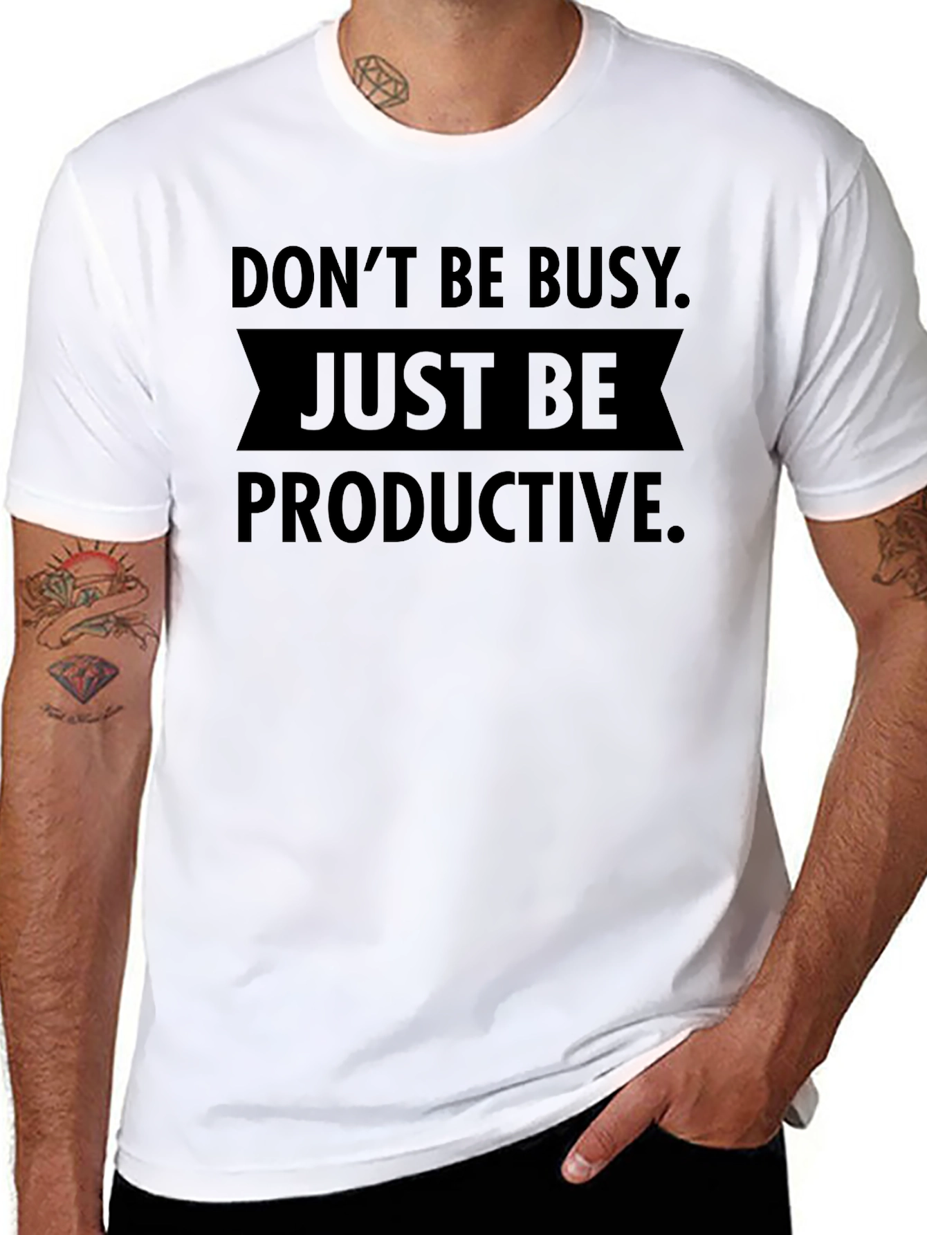 Be Productive Black T-Shirt