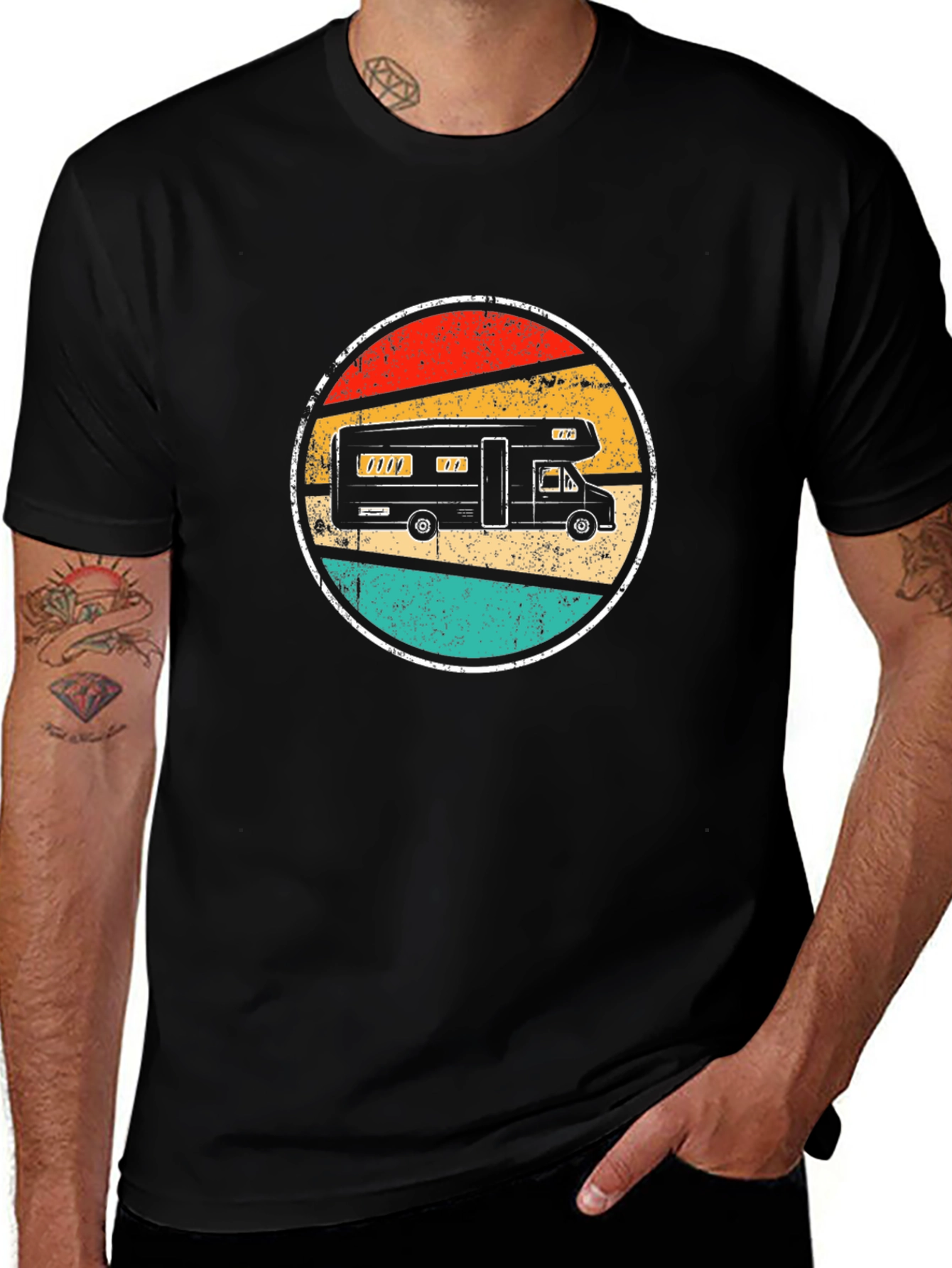 Retro Camper Van Graphic Tee
