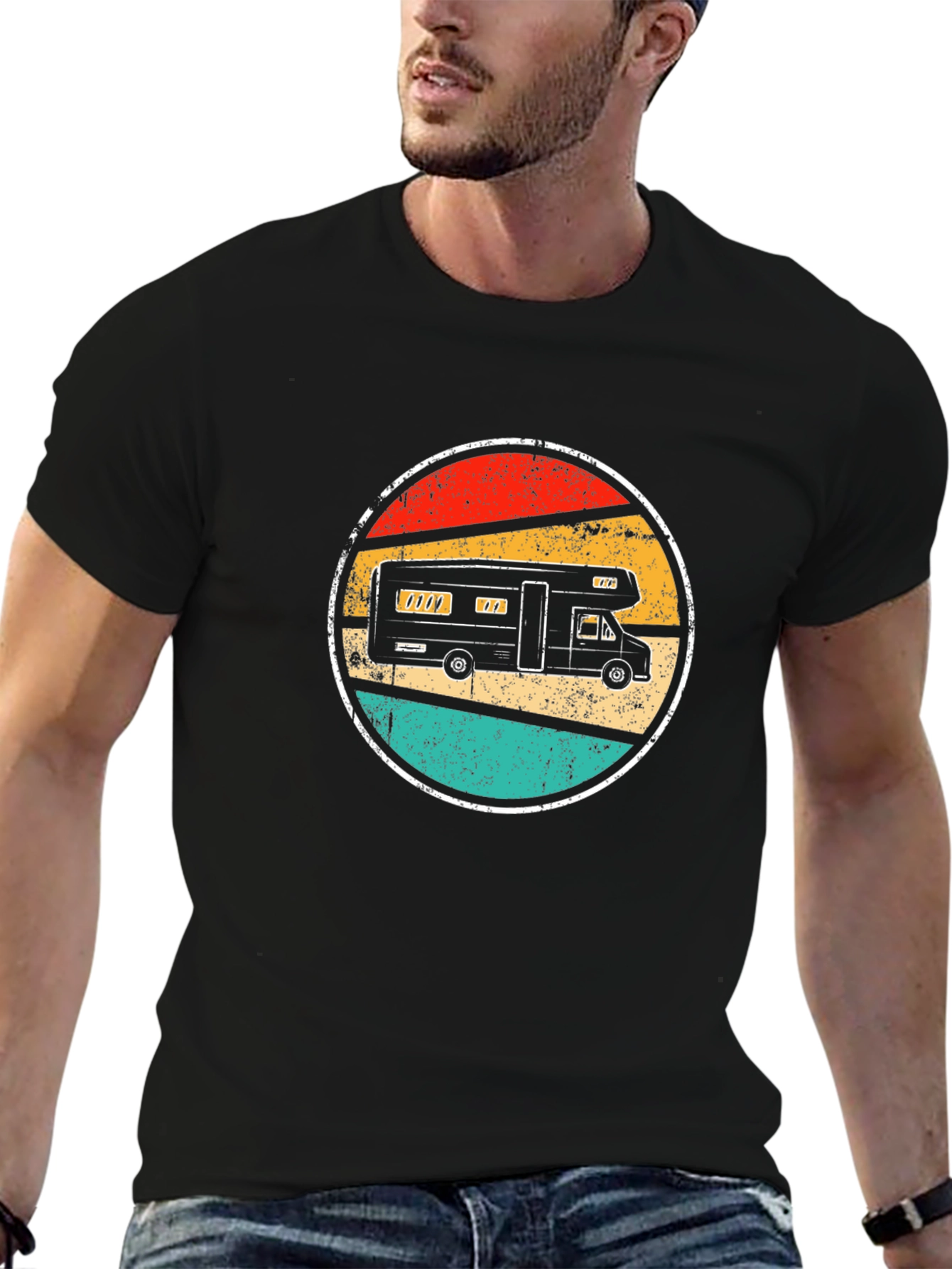 Retro Camper Van Graphic Tee