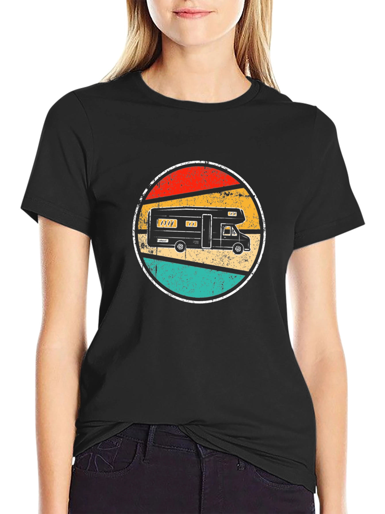 Retro Camper Van Graphic Tee