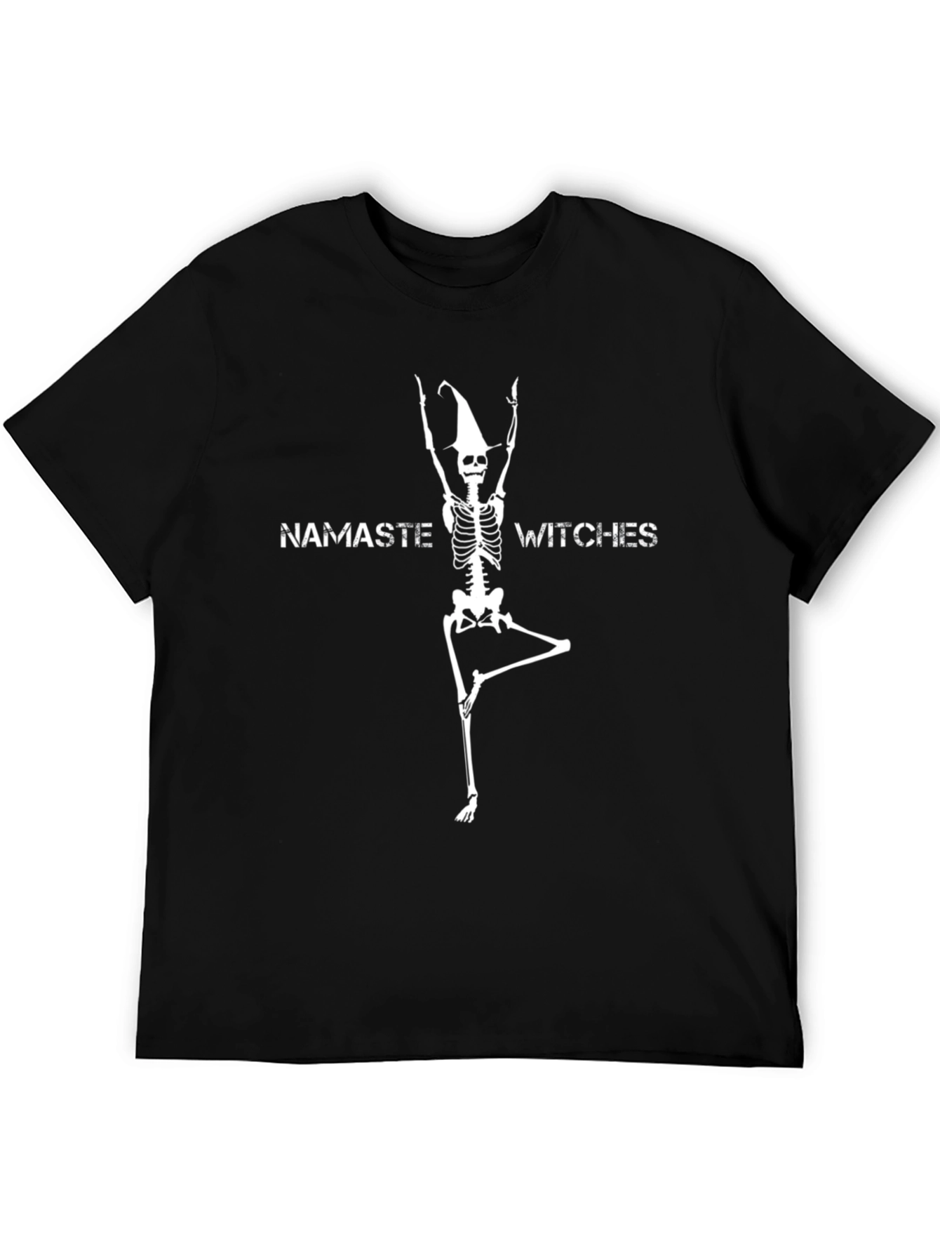 Namaste Witches Black Graphic T-Shirt