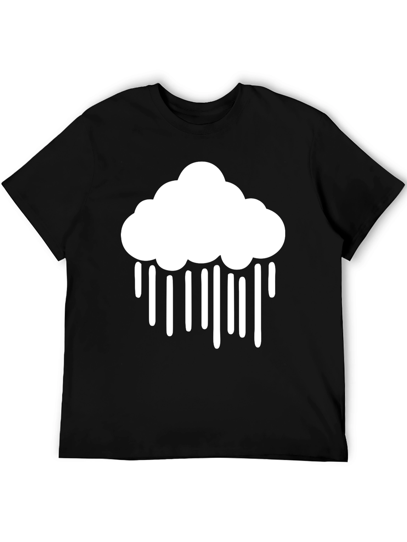 Rain Cloud Graphic Tee - Unisex Cotton T-Shirt