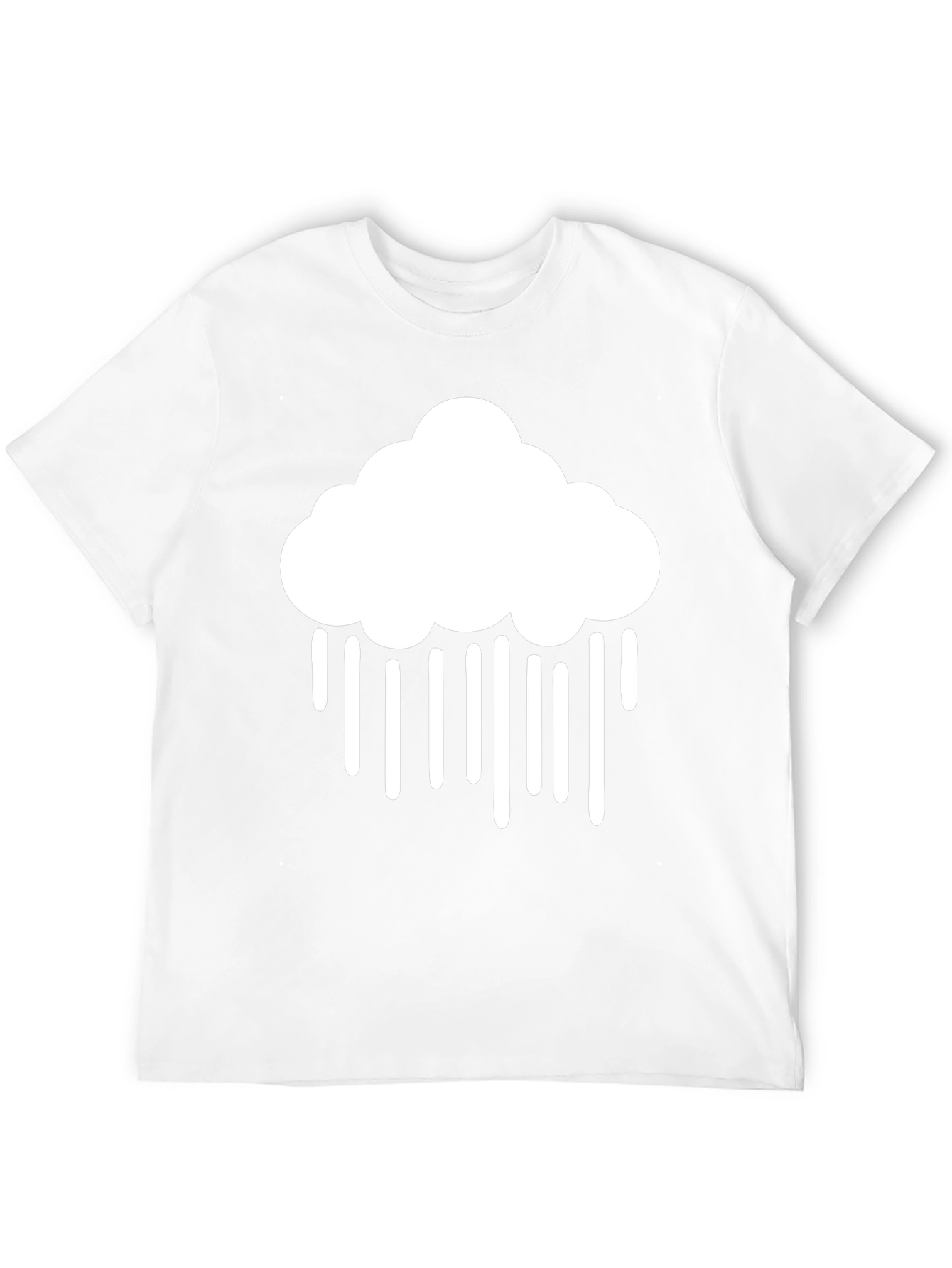 Rain Cloud Graphic Tee - Unisex Cotton T-Shirt