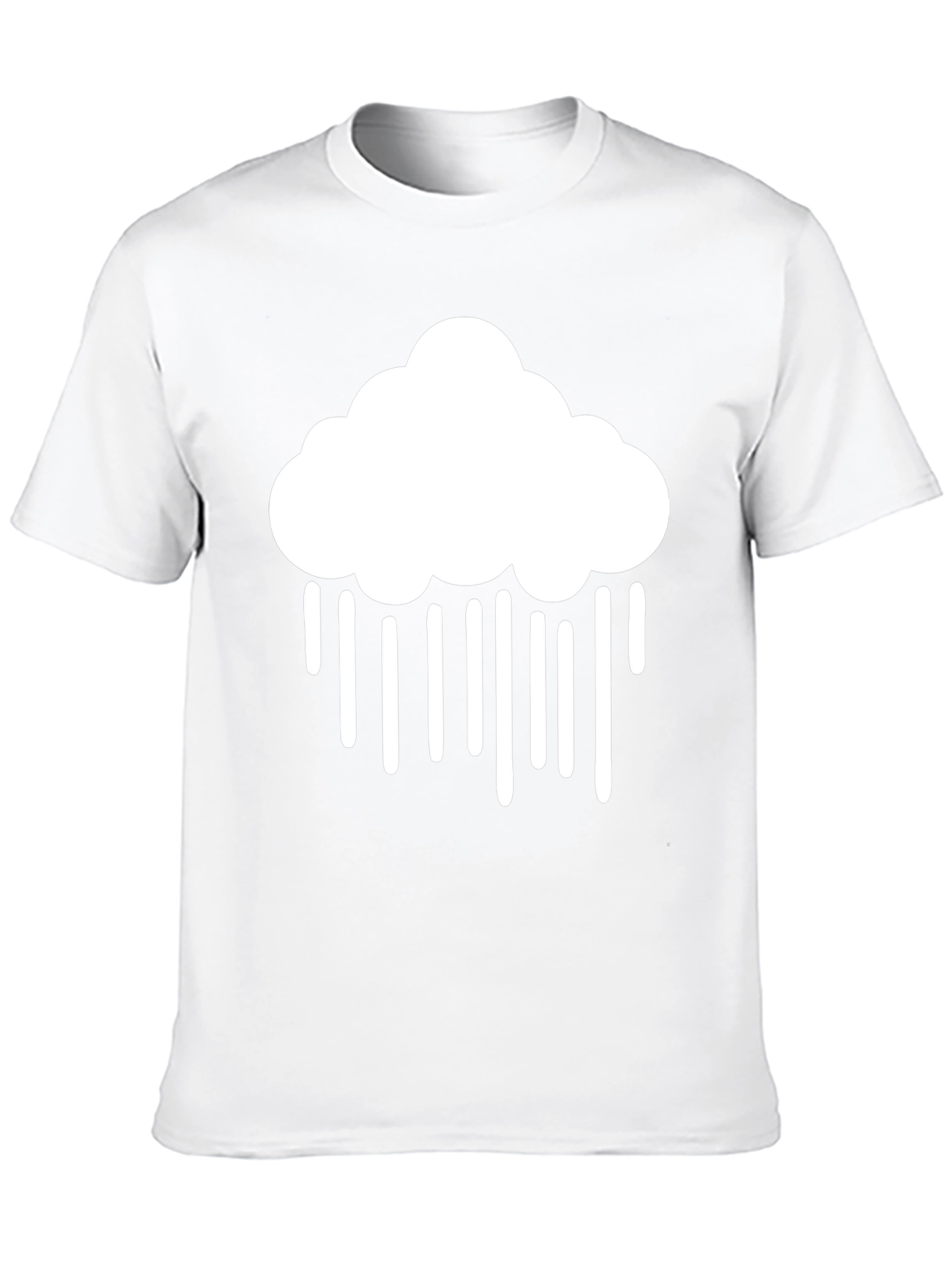 Rain Cloud Graphic Tee - Unisex Cotton T-Shirt