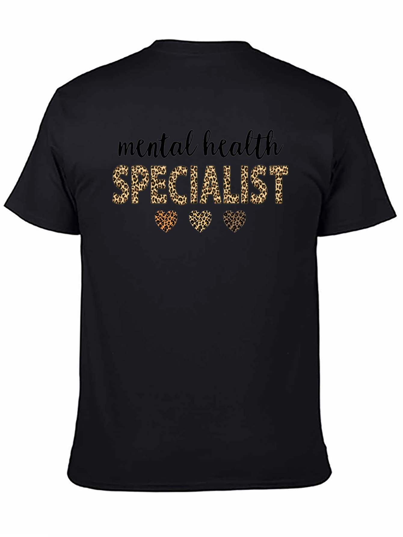 Mental Health Specialist Leopard Print Tee