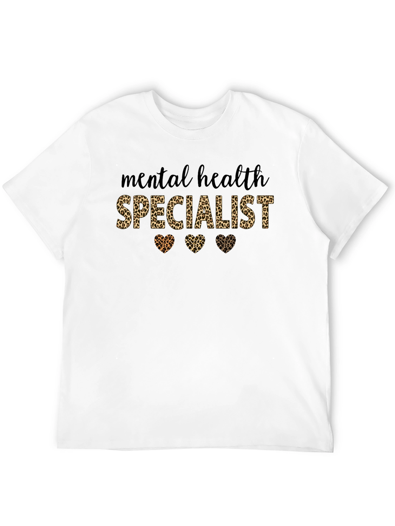 Mental Health Specialist Leopard Print Tee