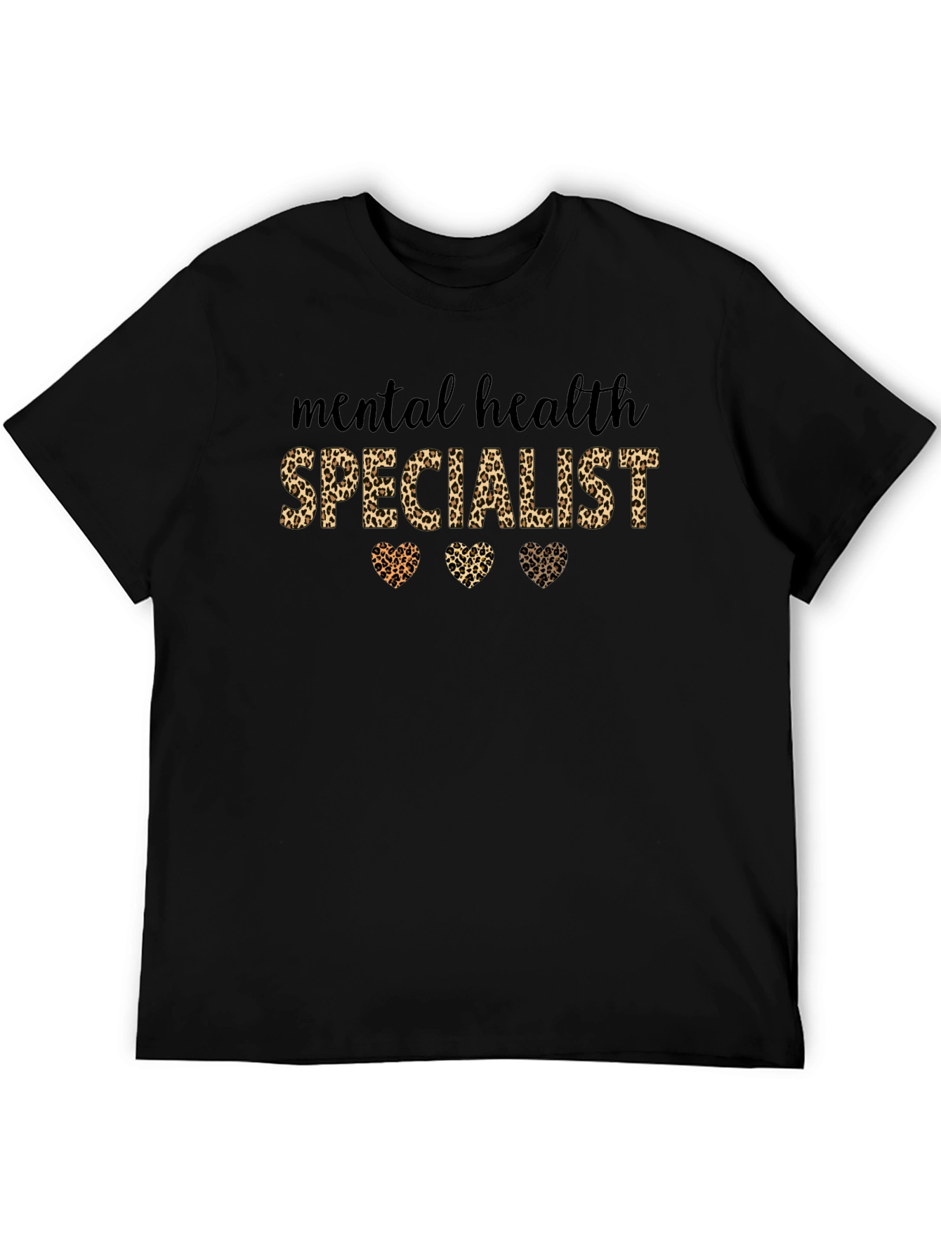 Mental Health Specialist Leopard Print Tee