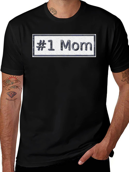 #1 Mom Graphic T-Shirt - Perfect Gift for Mothers Day