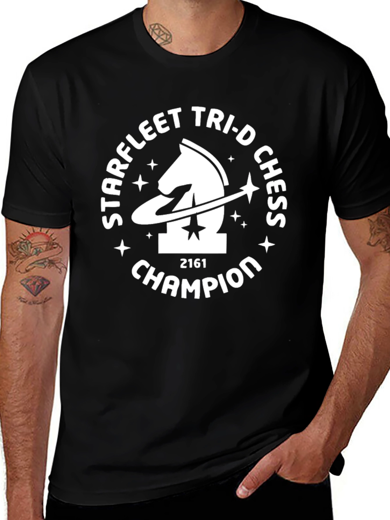 Starfleet Tri-D Chess Champion T-Shirt