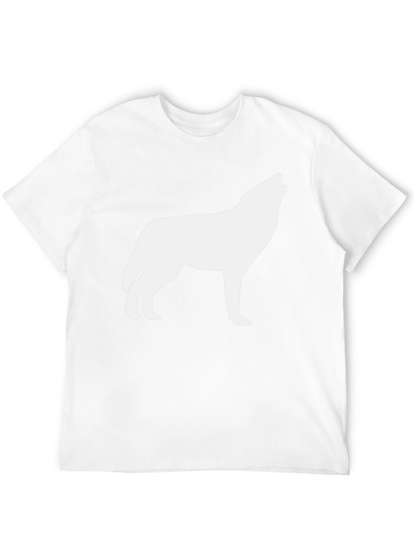 Wolf Silhouette Black T-Shirt