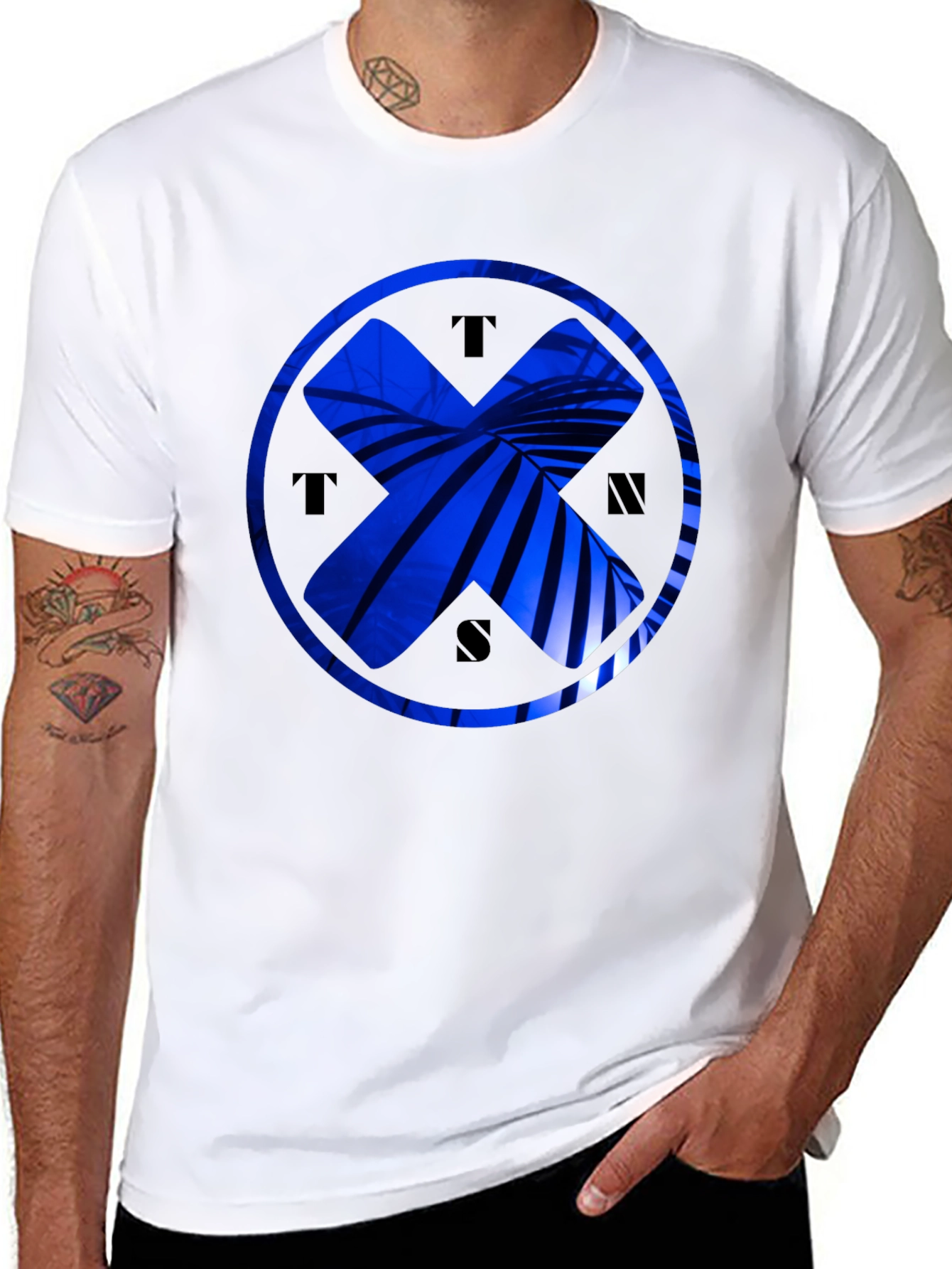 TTSNW Graphic Tee - Blue Palms X Design