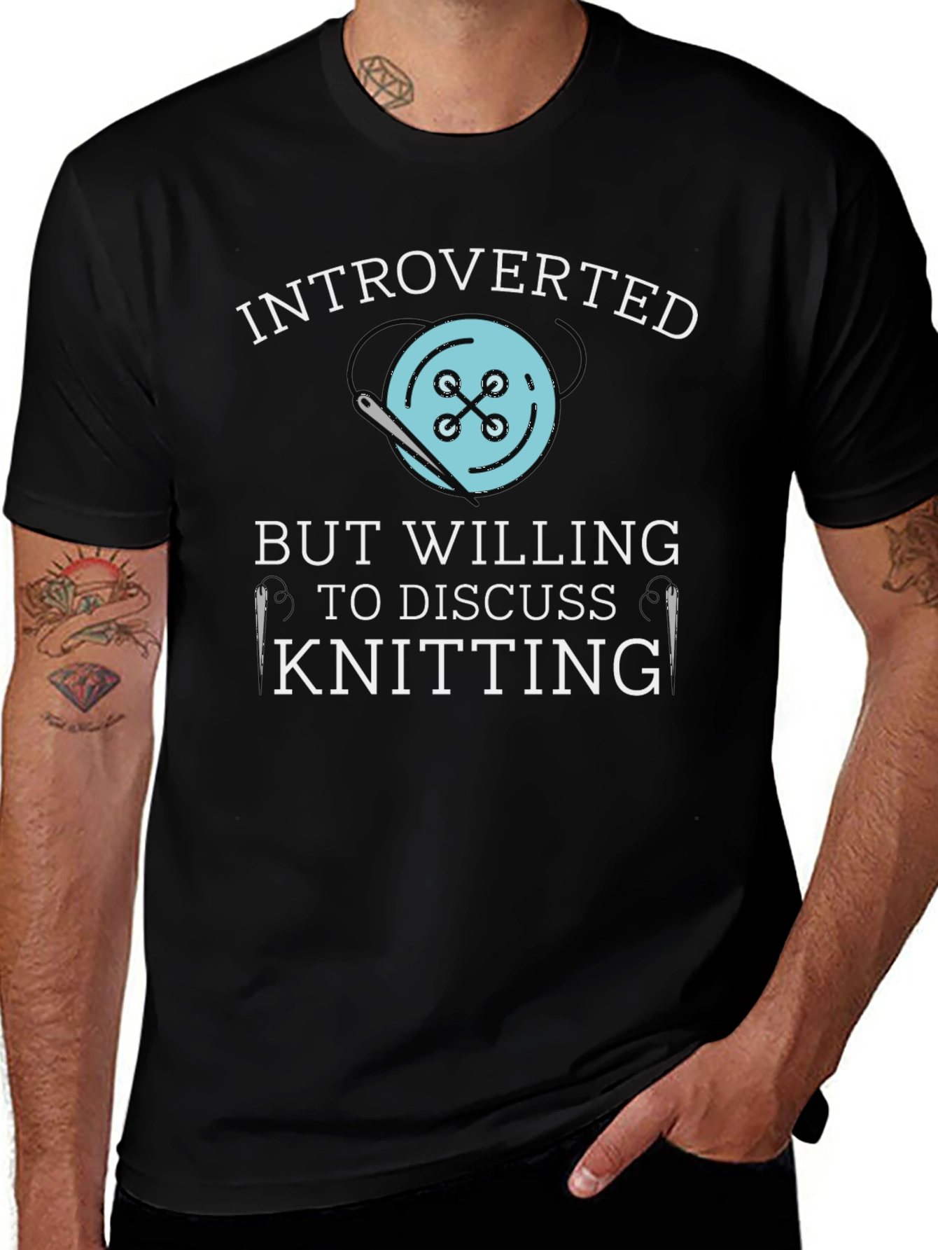 Introverted Knitting Lovers T-Shirt
