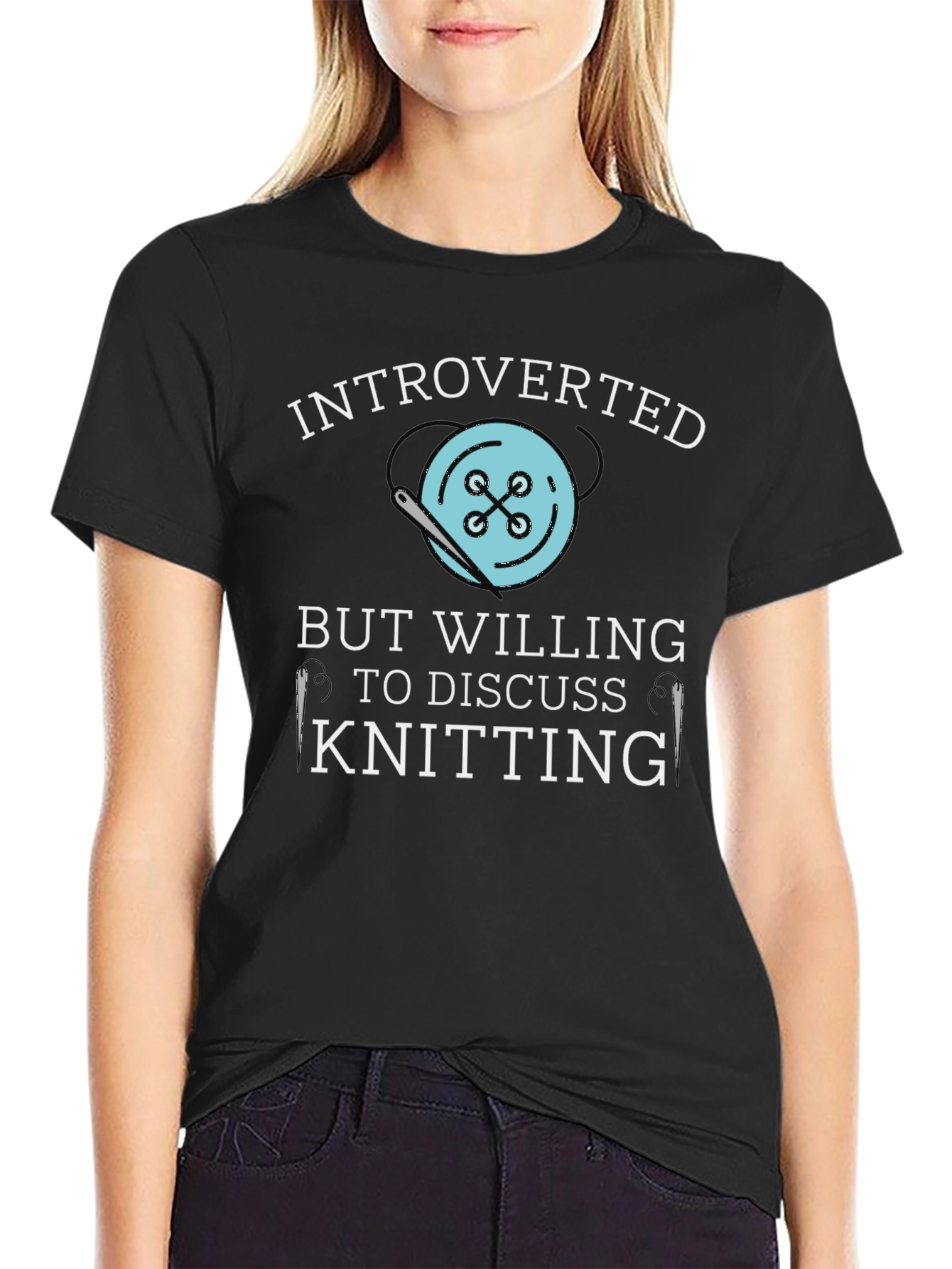 Introverted Knitting Lovers T-Shirt
